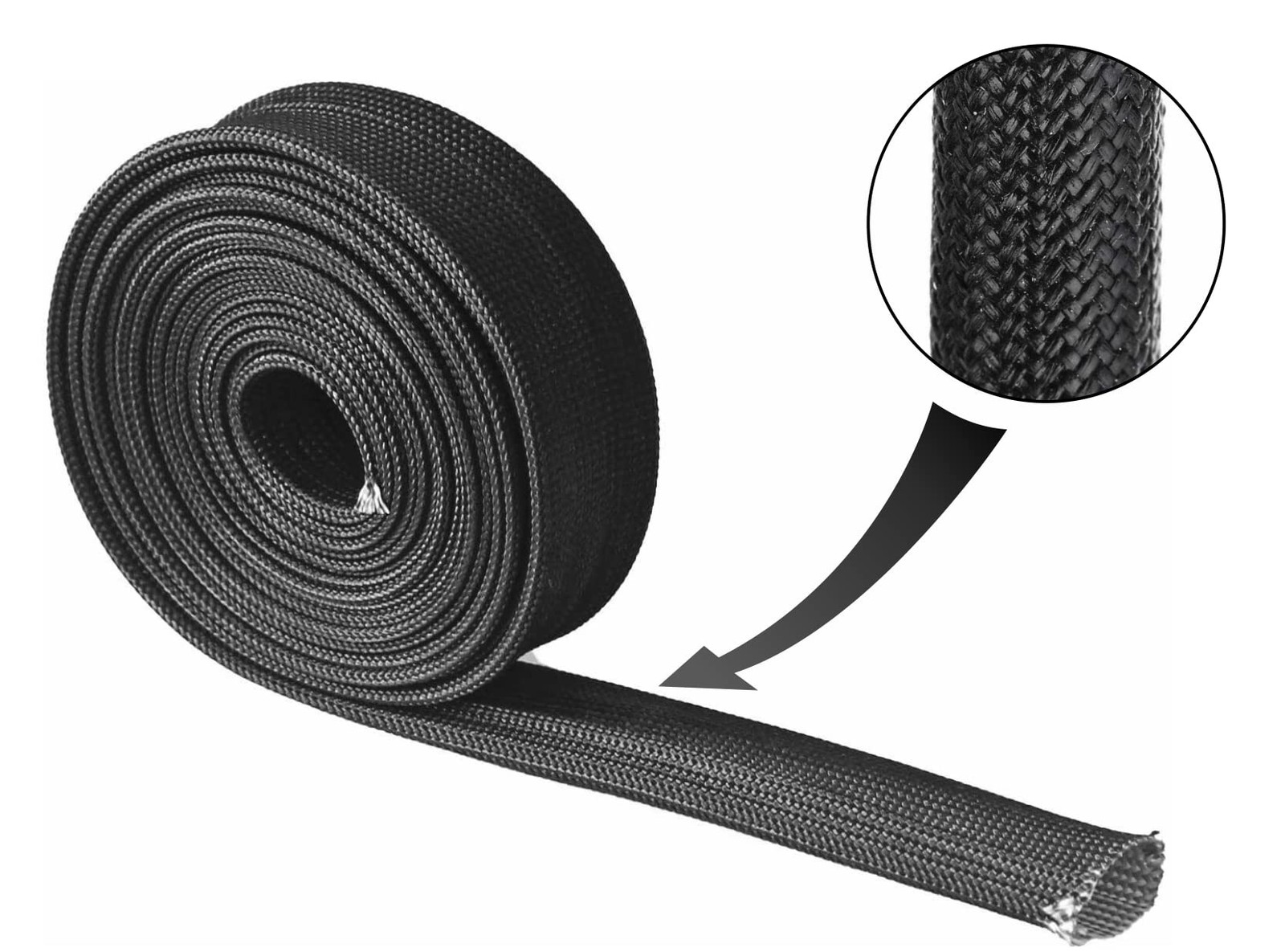 Heat Shield Sleeve for Fuel Line, Spark Plug Wires & Auto Hose – 2500°F