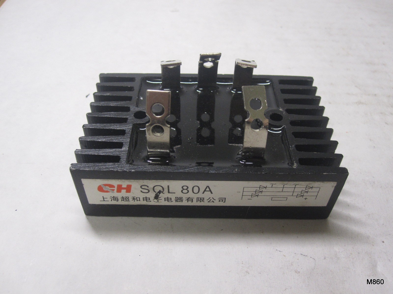 CH SQL80A 80AMP Three Phase diode Rectifier Bridge