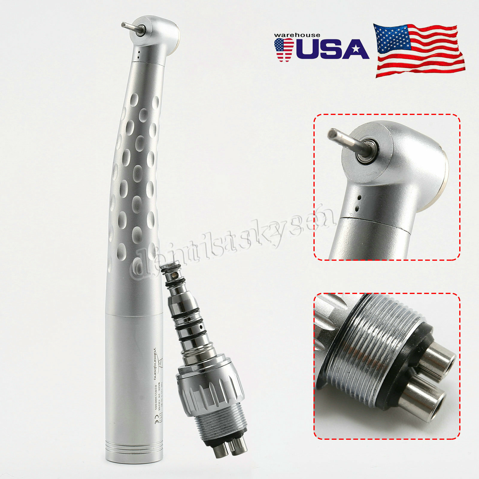 Yabang Dental High Speed Handpiece + Quick Coupler 4 Hole Swivel Coupling GB4