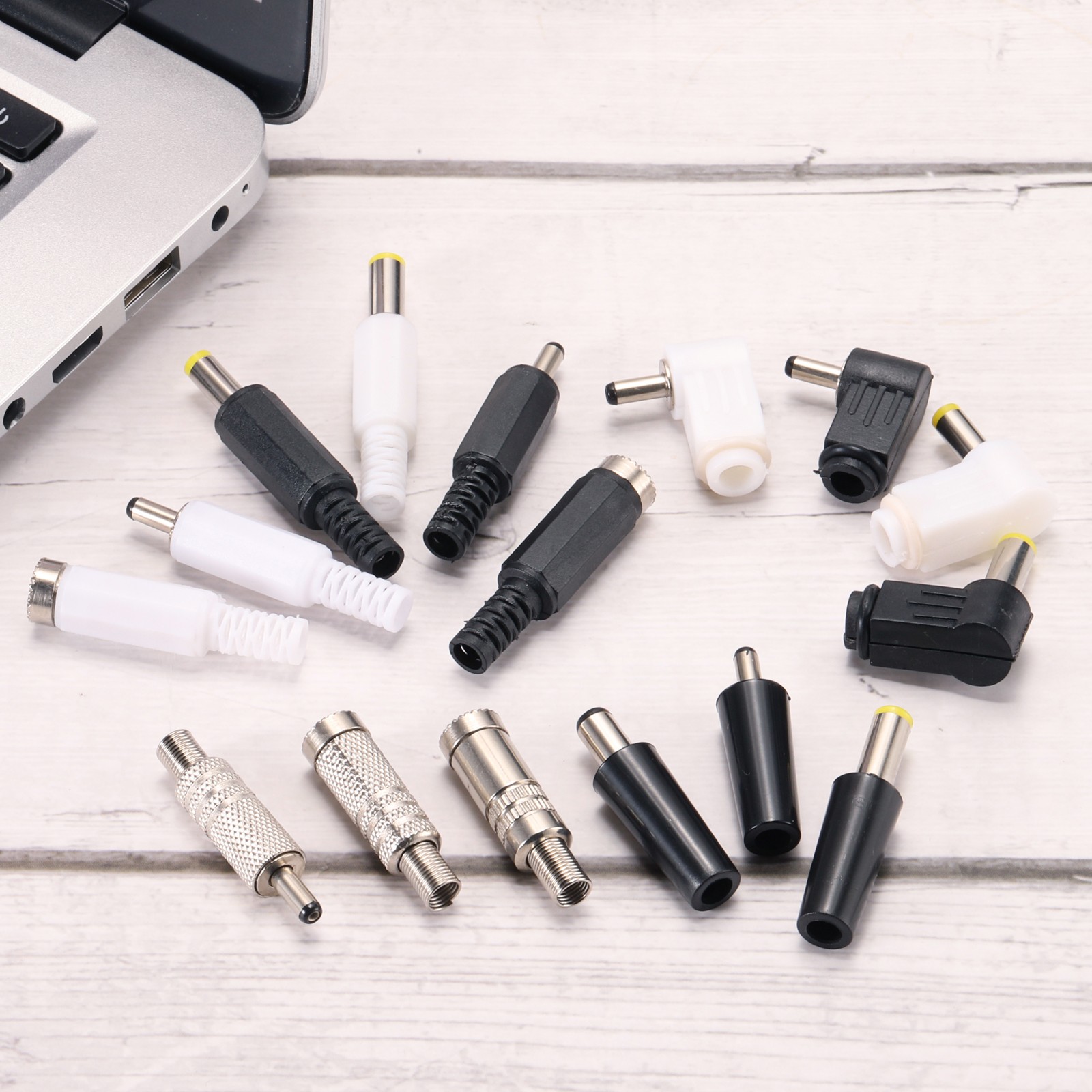 5pcs DC Male Power Connector Adapter 1.85″ DC6330 6.3mm x 3.0mm DC Male