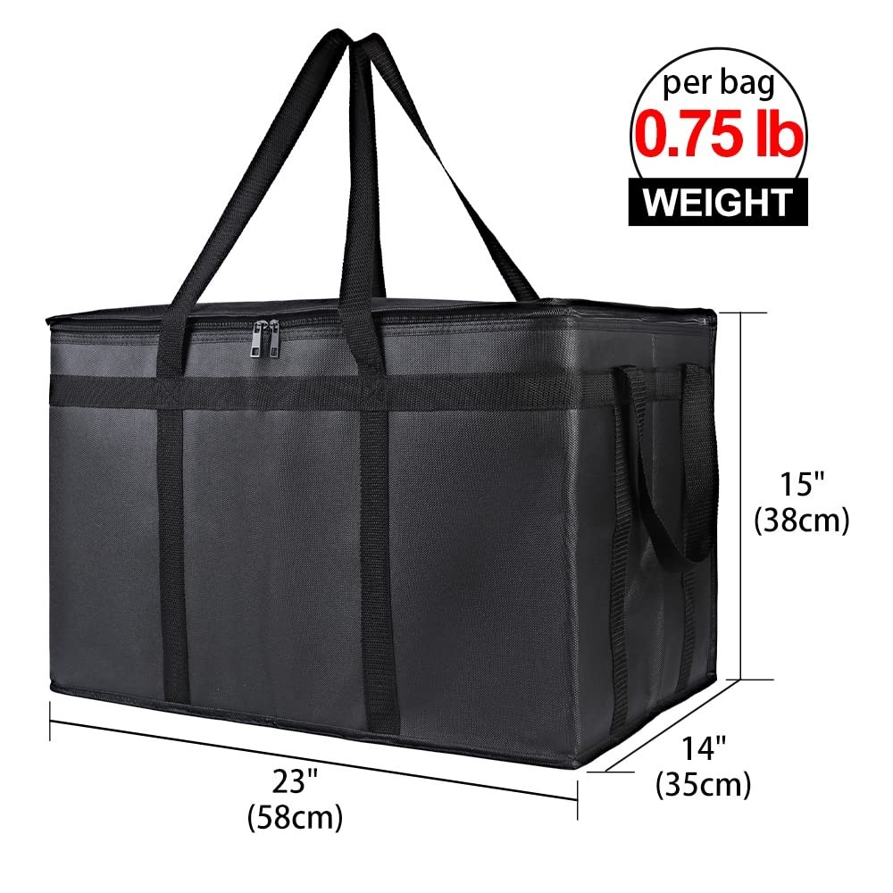 XXXL Insulated Food Delivery Bag – Large Capacity Warming Cooler for Hot & Cold