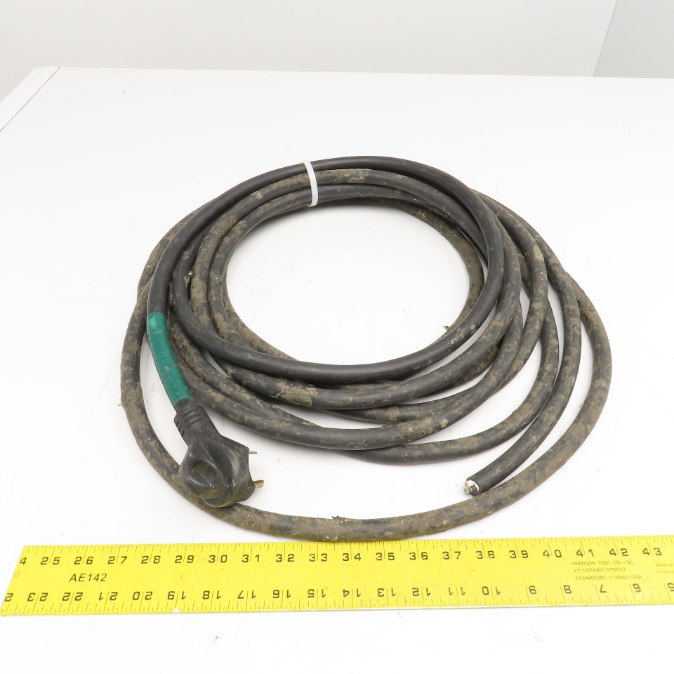 Epicord TT-30P 30A 3 Wire RV Recreational Vehicle Extension Male End Pigtail 40′