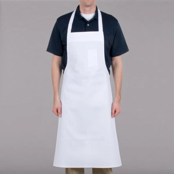 Chef Apron for Unisex, Professional Apron for Kitchen Cooking in Black & White
