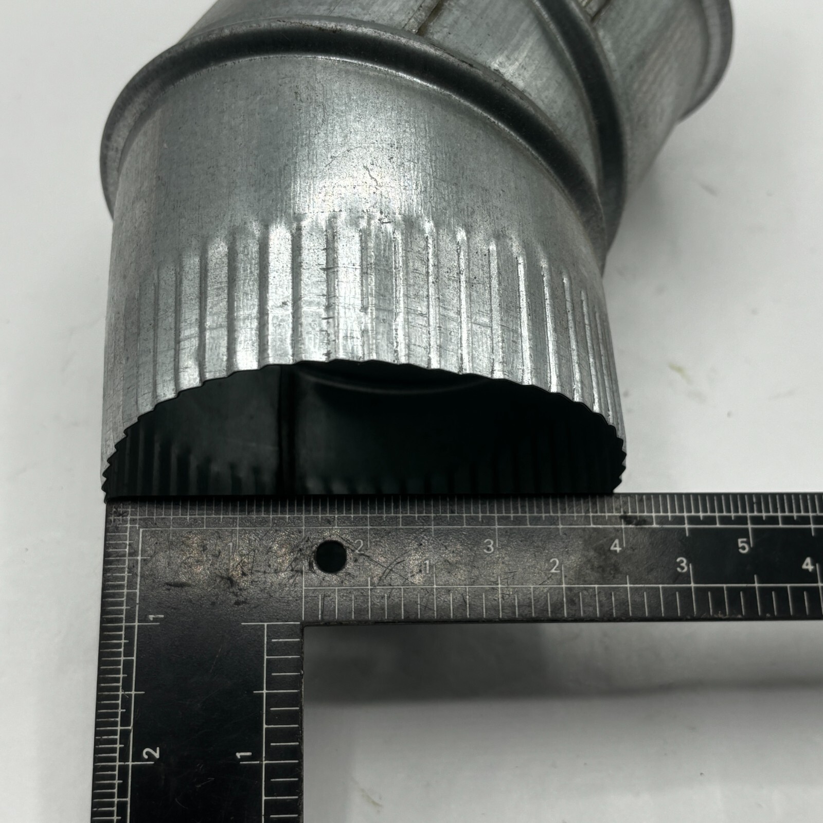 Master Flow 26B90E4 90-Degree Round Adjustable Elbow 8 In. 26-Gauge🔔