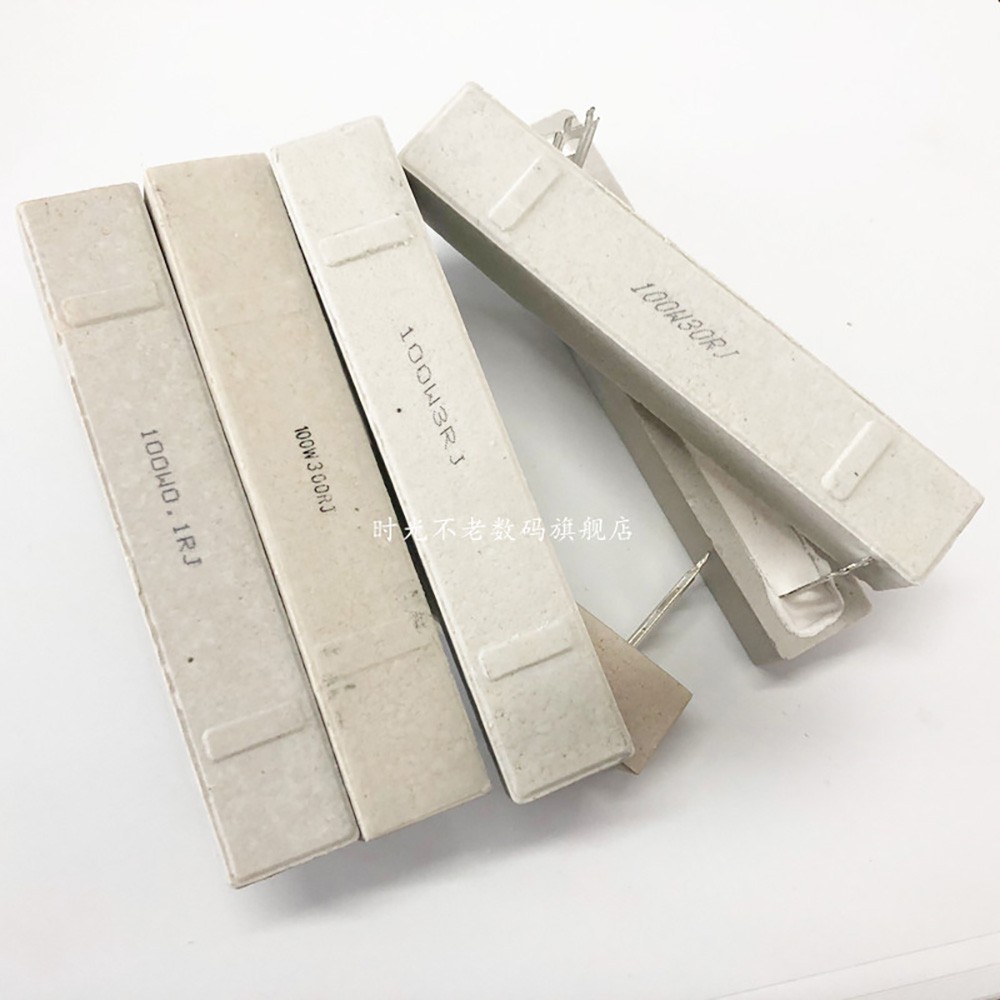 30W 50W 100W High-power Cement Resistor 1R/2/3-10/12/20/25/100/200 ohms 1K2K