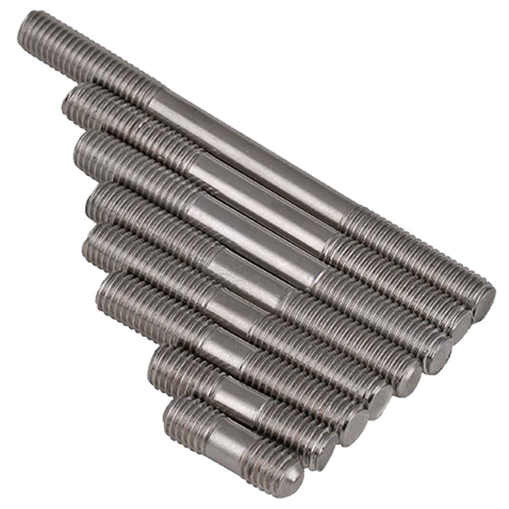 Metric M12 40mm-250mm Stainless Steel Double End Threaded Stud Bolts Screws Rod