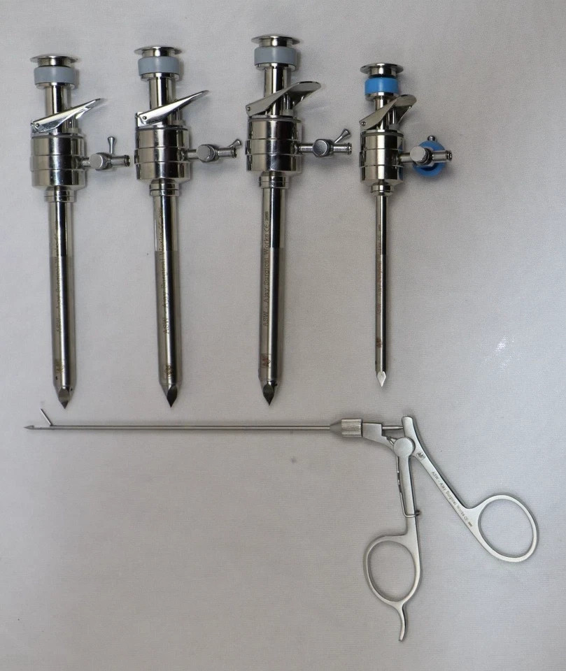 25Pcs Laparoscopic Instrument Set 5mmx330mm Reusable SS Surgical Kit CE Approved