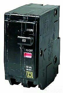 Square D QO260 60 A Miniature Circuit Breaker