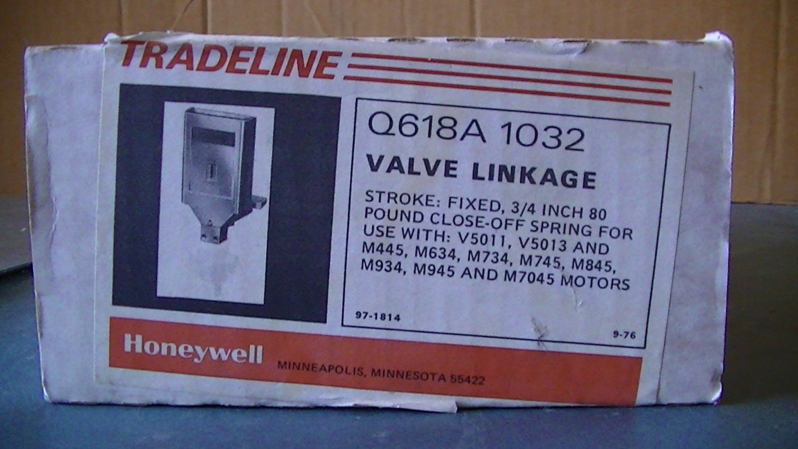 TRADELINE VALVE LINKAGE Q618A 1032