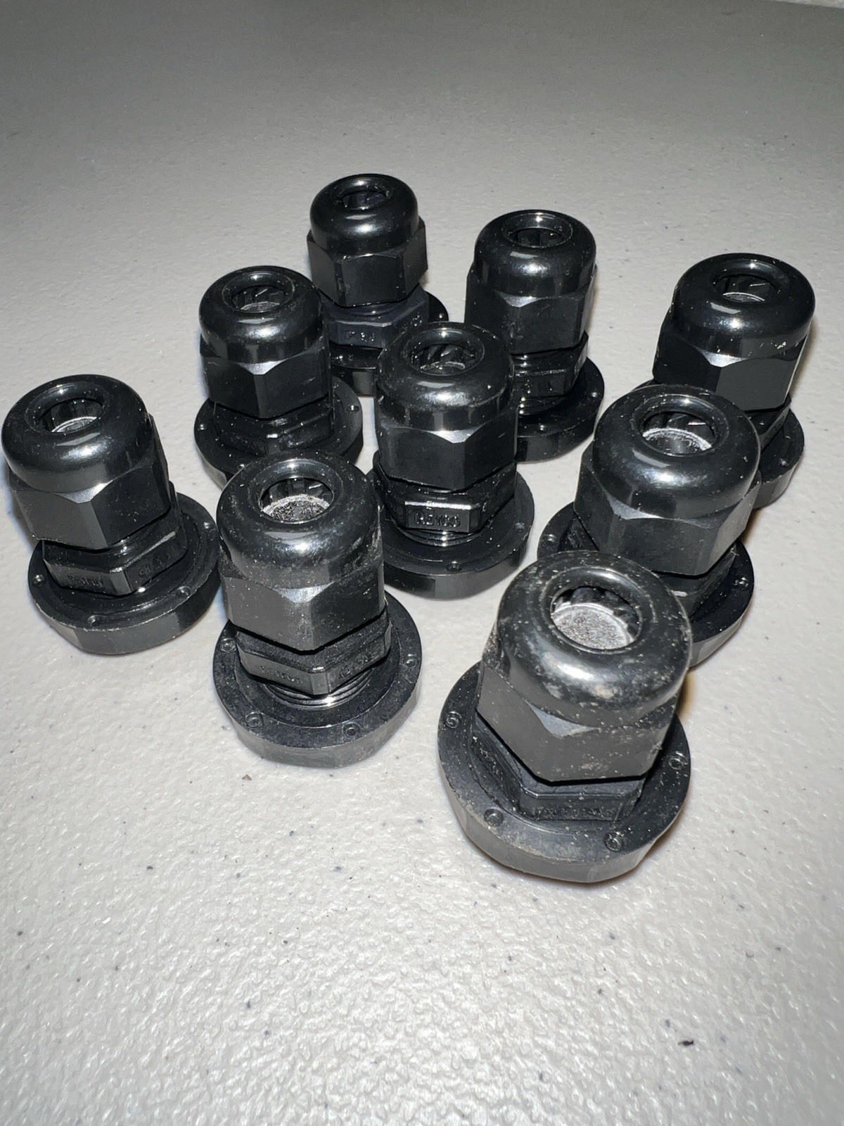 3/8” PV Wire Cable Connectors Strain Relief Gland Fittings for Solar Lot of 9