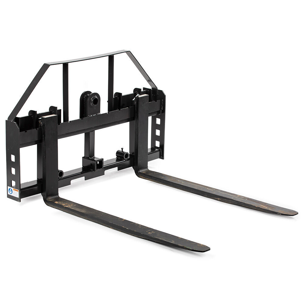 Titan Attachments Standard Series Pallet Fork Frame, 48″ Pallet Fork Blades