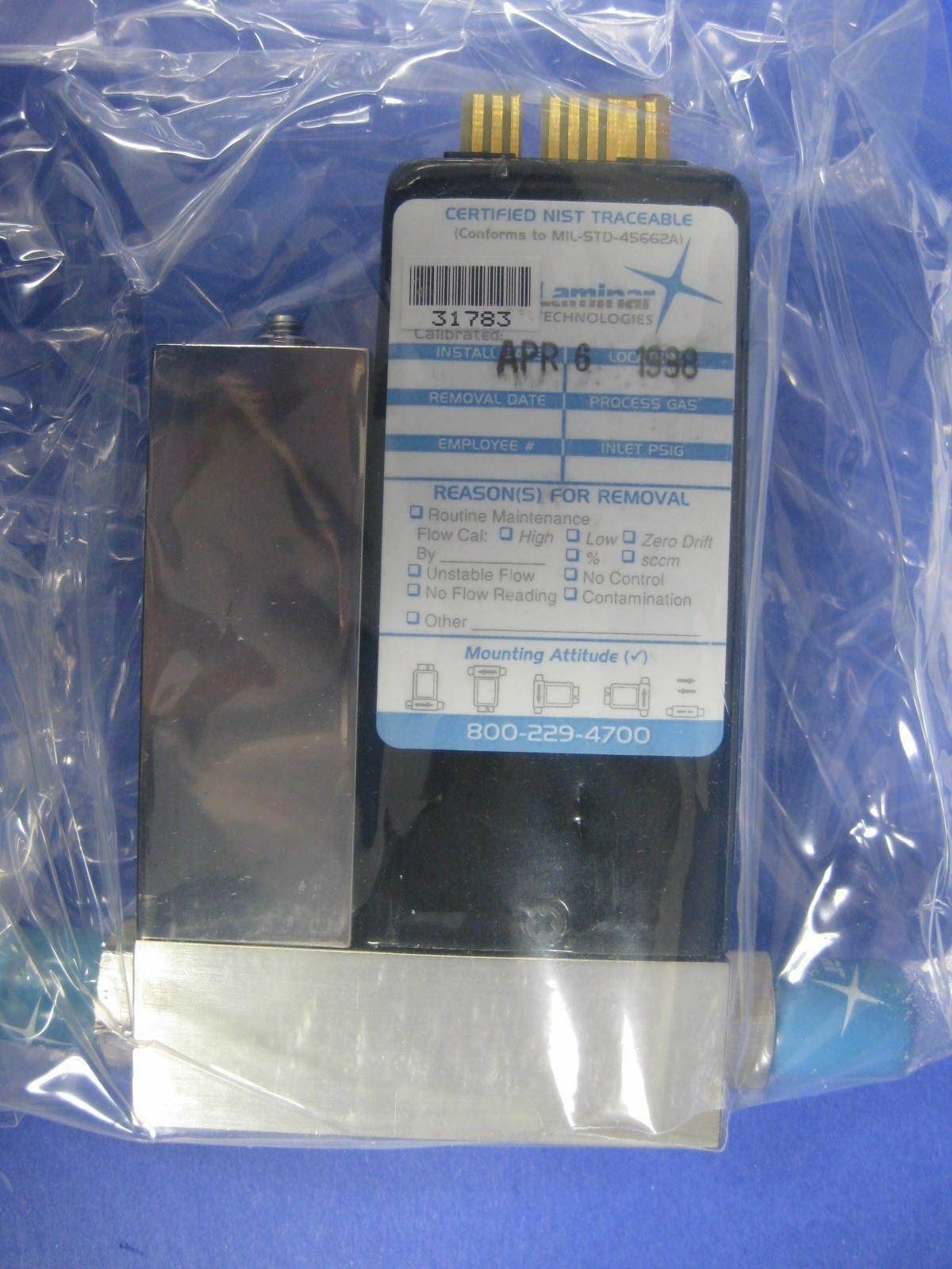 Unit UFC-1110A Mass Flow Controller, N2, 20 SLPM, Refurbished