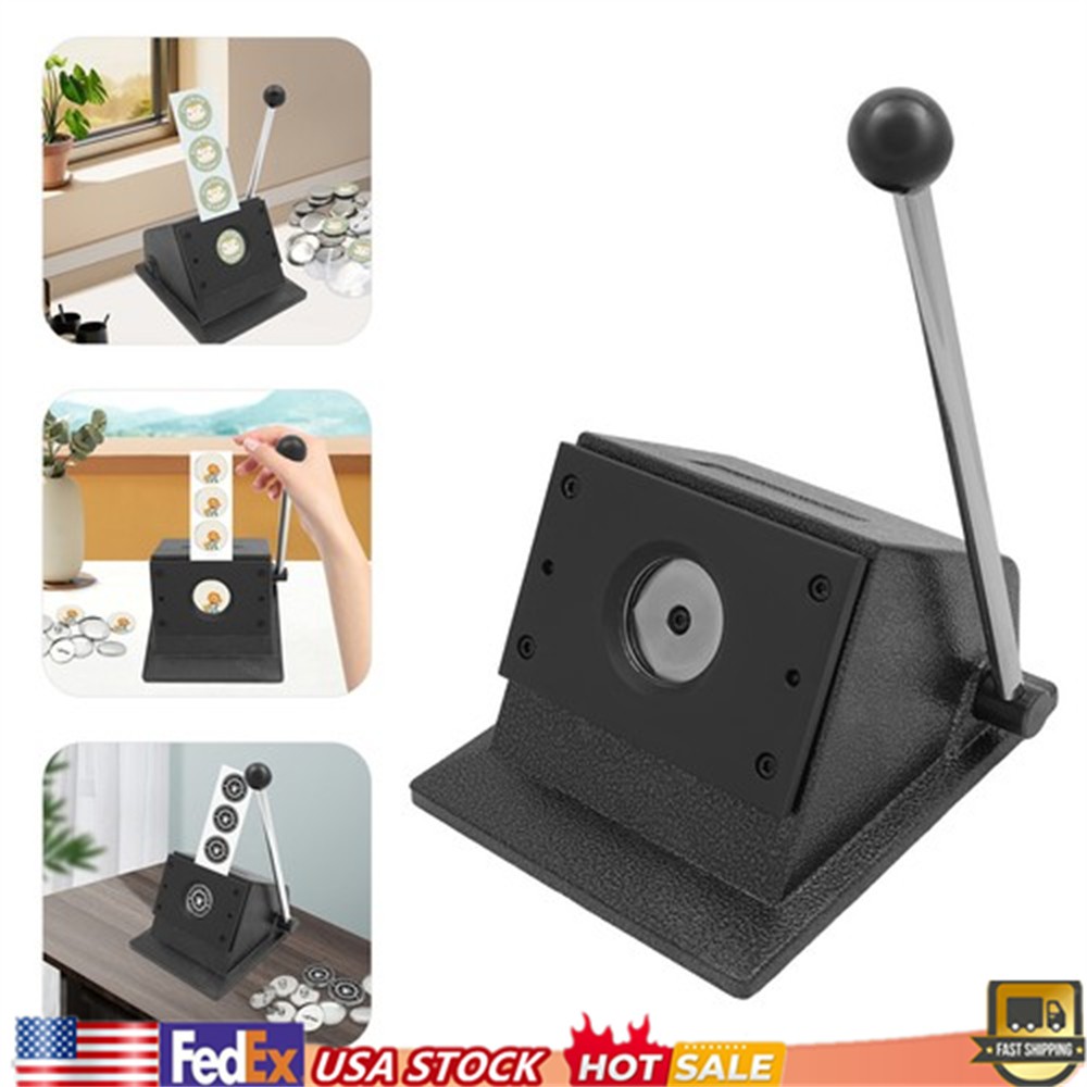 37mm Round Manual Graphic Punch Die Cutter Card Badge/Button Cutting Maker Tool