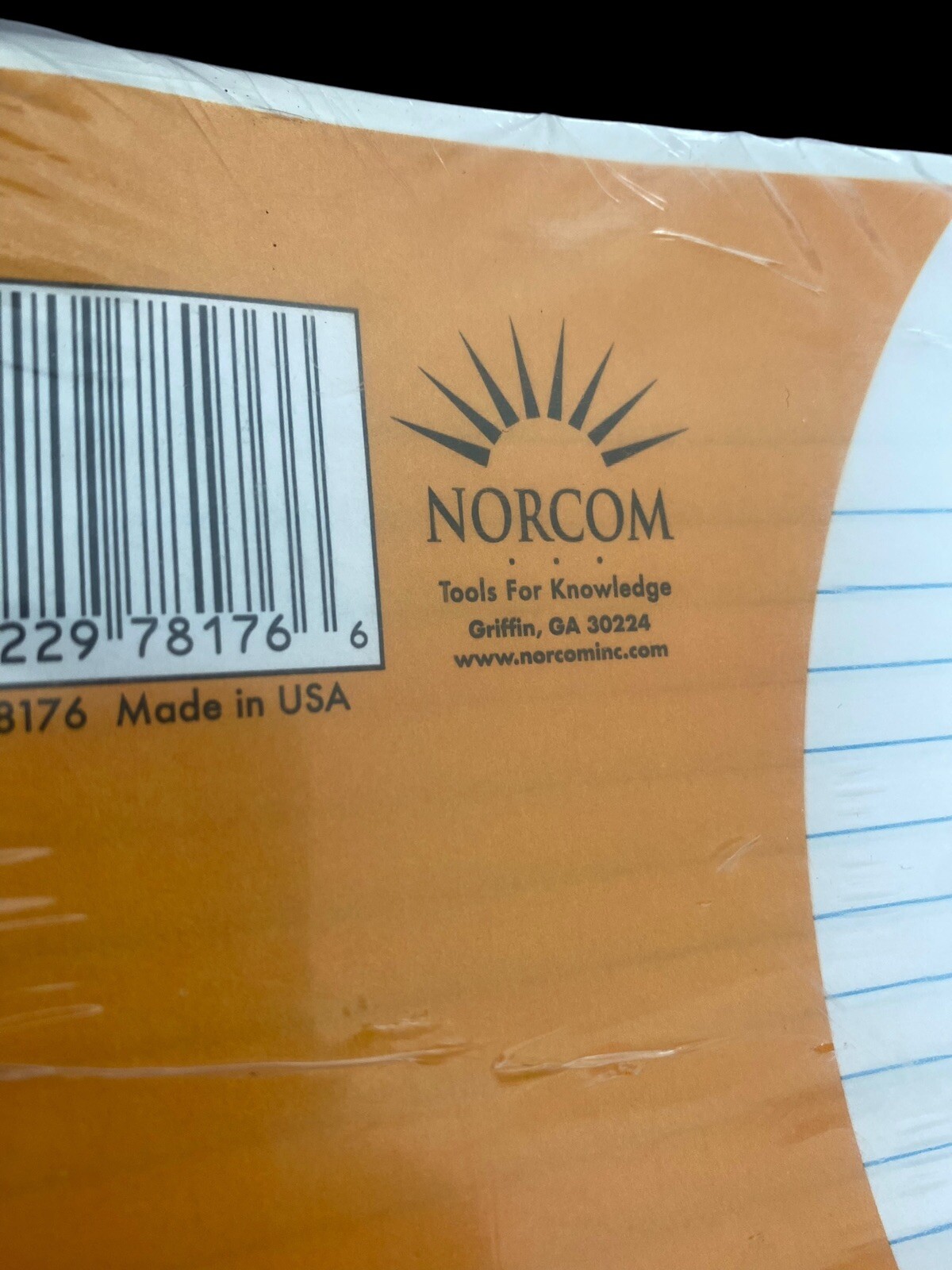 College Ruled Filler Notebook Norcom Binder Paper 175 Sheets Stationary Supplies