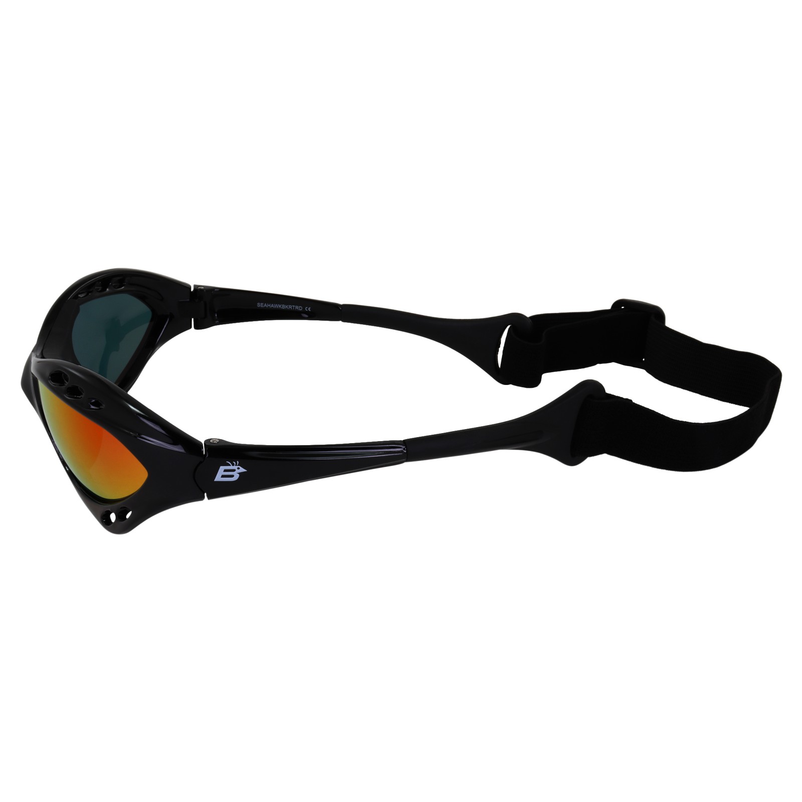 3 Pairs Birdz Seahawk Polarized Sunglasses Black w/ Blue Red Pink Mirror Lens