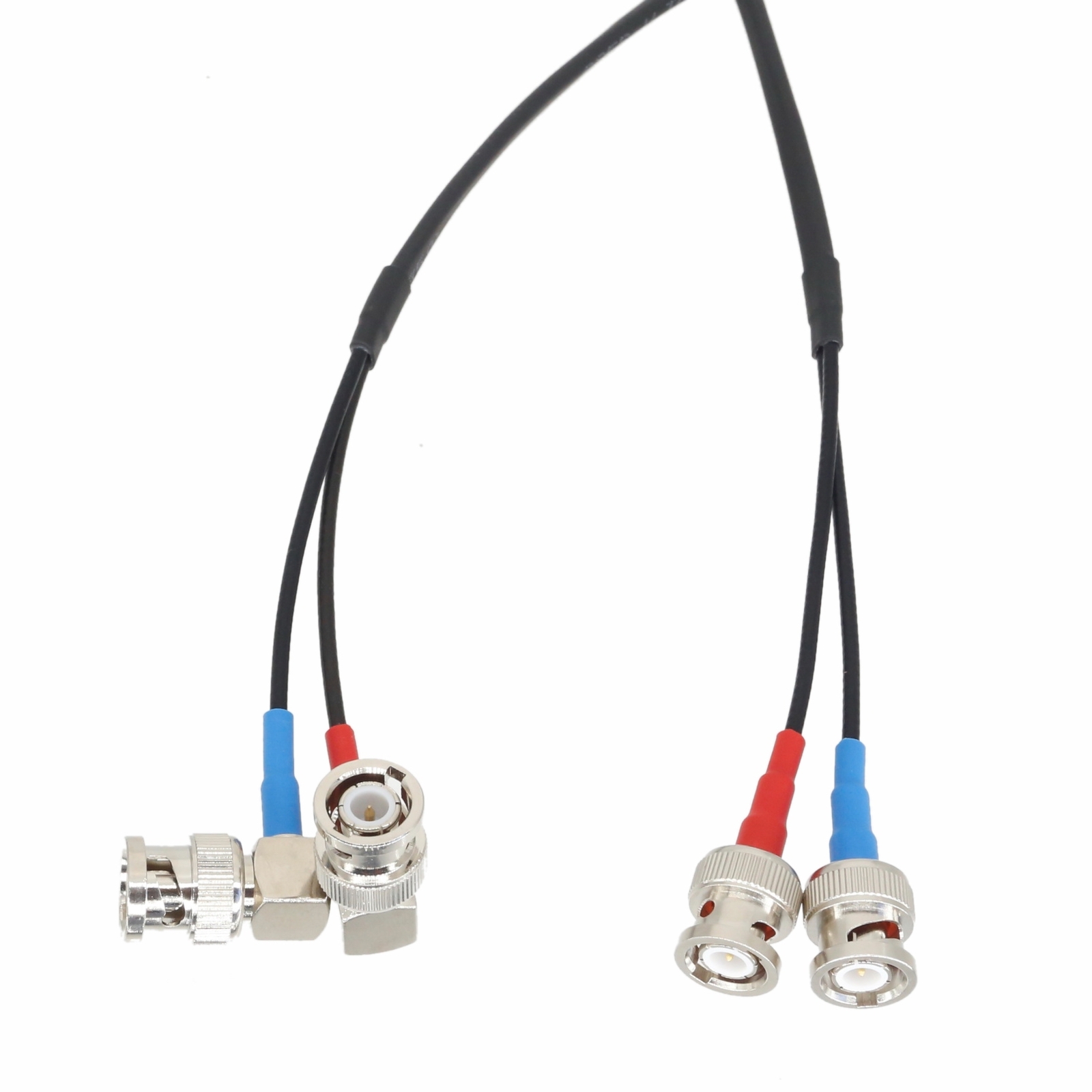 Dual BNC L to I Signal Cables 10~50FT For Dynasonics DXN Ultrasonic Flow Meter
