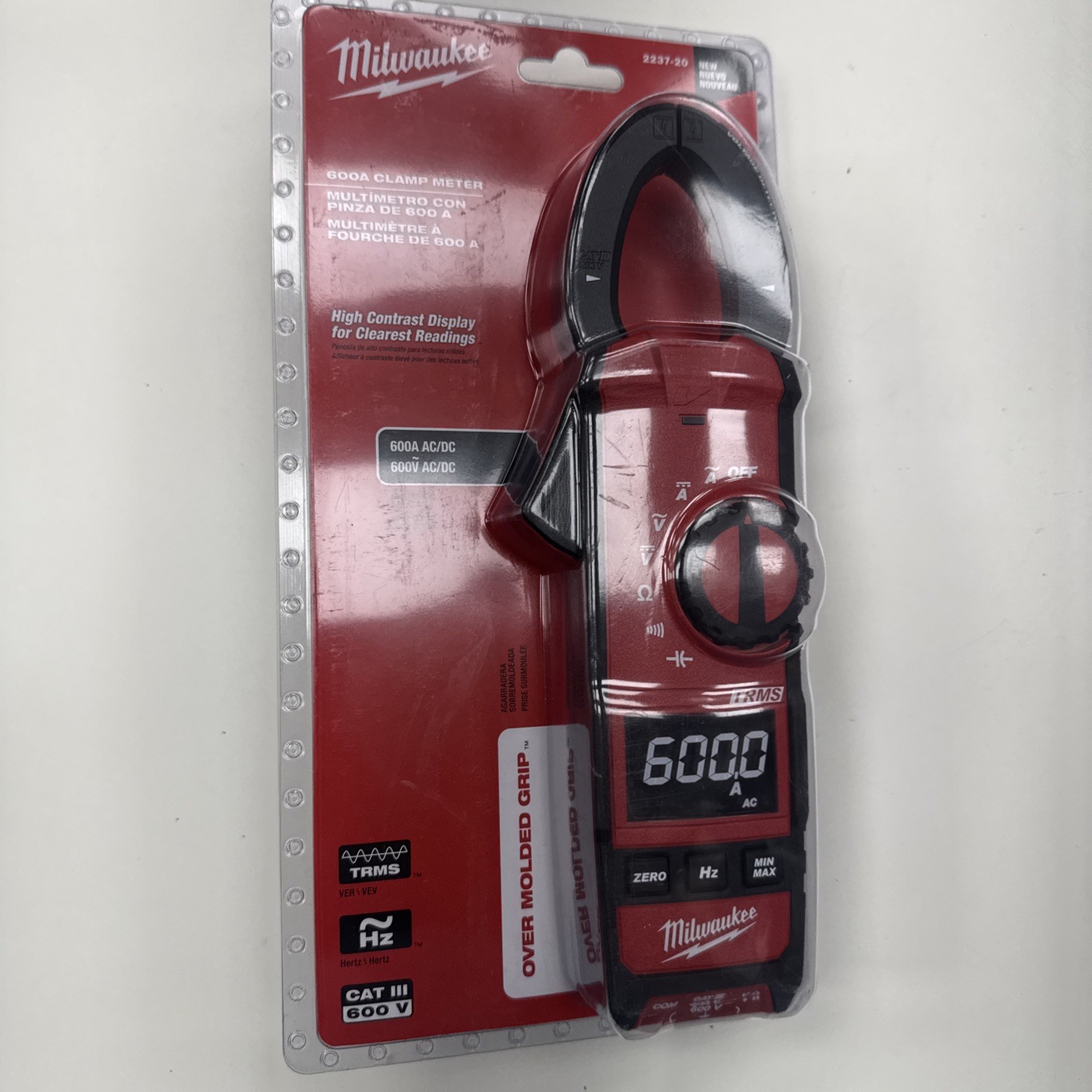 Milwaukee 2237-20 3.25″ Clamp Meter with Built-In Voltage Detector for HVAC/R