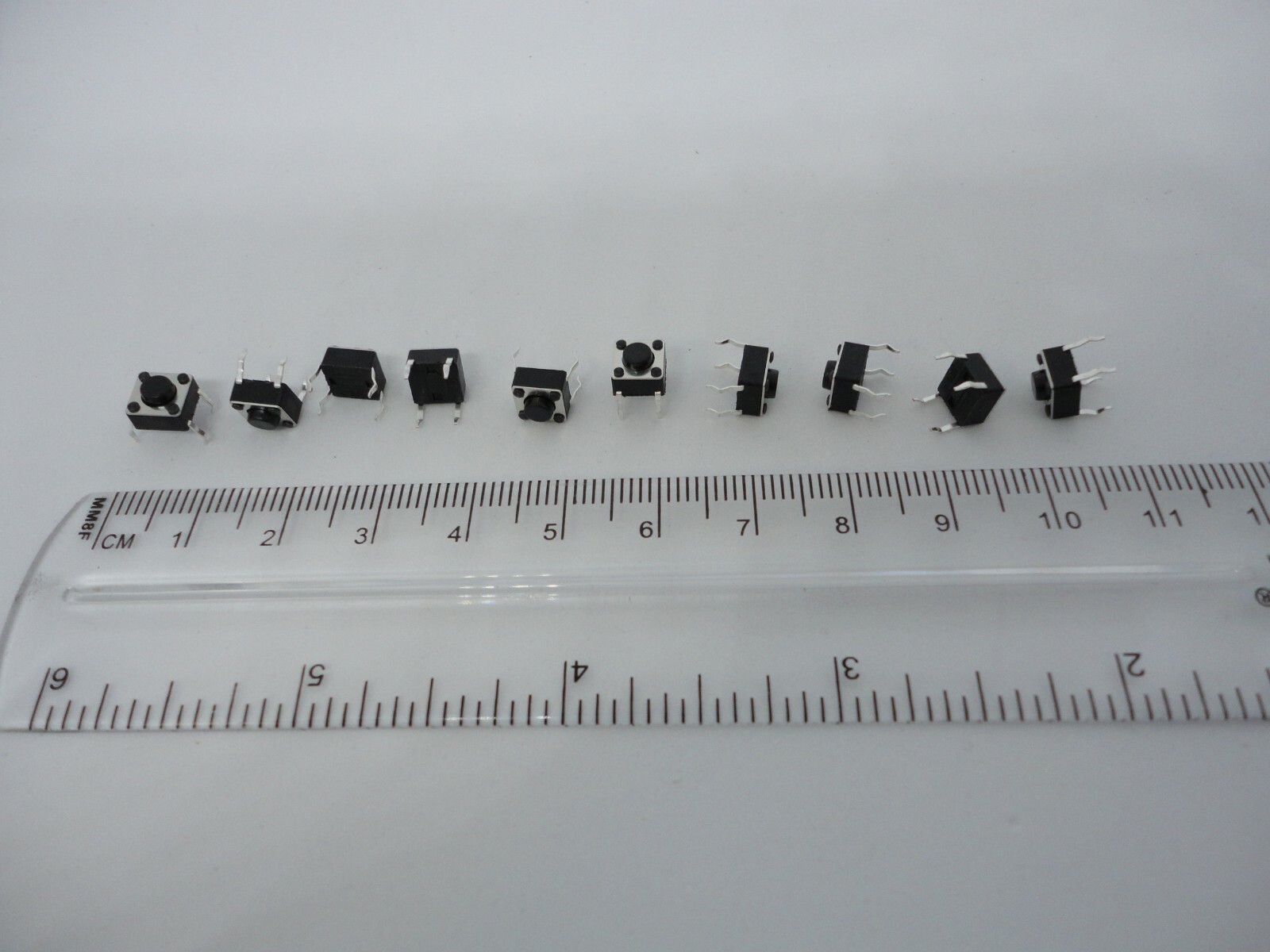 10 Pcs Pack Lot 6x6x4.3mm Momentary Push Micro Button Tactile Switch DIP 4 Pins