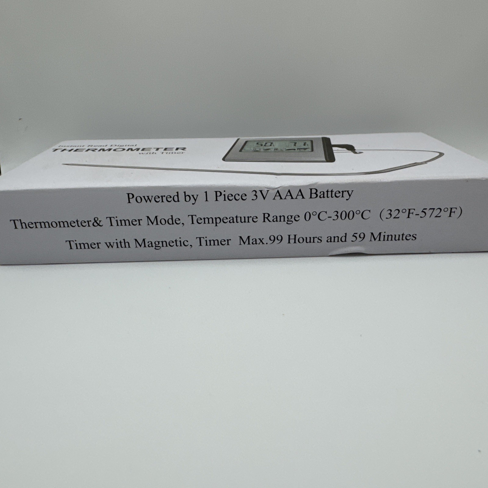 Digital Smart Probe Food Thermometer Backlit LCD Cooking BBQ Smoker Kitchen