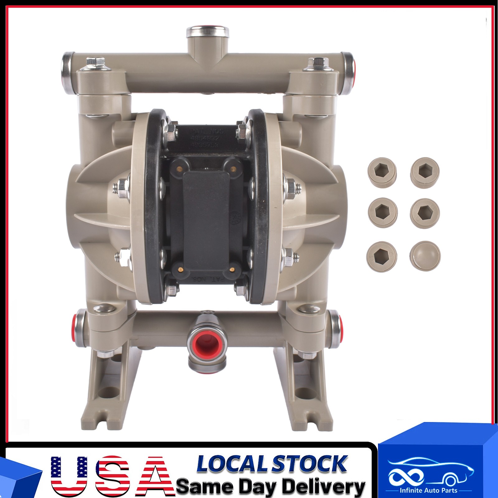 Plastic Diaphragm Pump For Ingersoll Rand ARO 66605J-3EB 66605J3EB Brand New