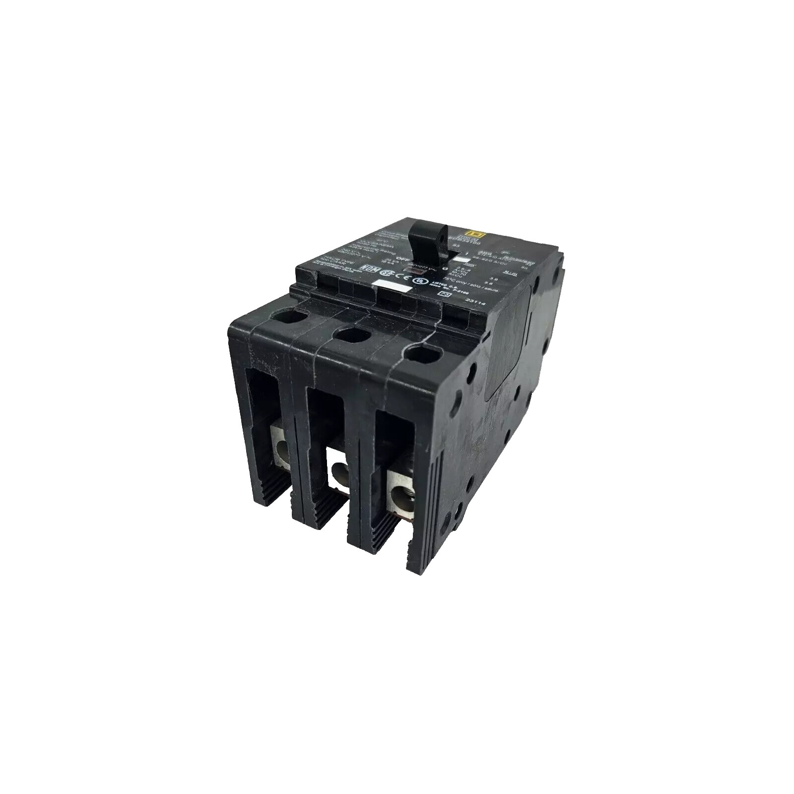 NIB – Square D – EDB34100 – Mini Circuit Breaker, 100A, 3 Pole, 480Y/277 Vac