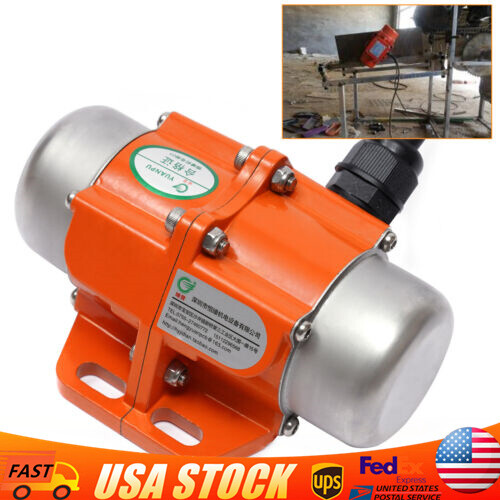 30W Concrete Vibrator Vibration Motor Single Phase for Shaker Table 3600rpm 110V