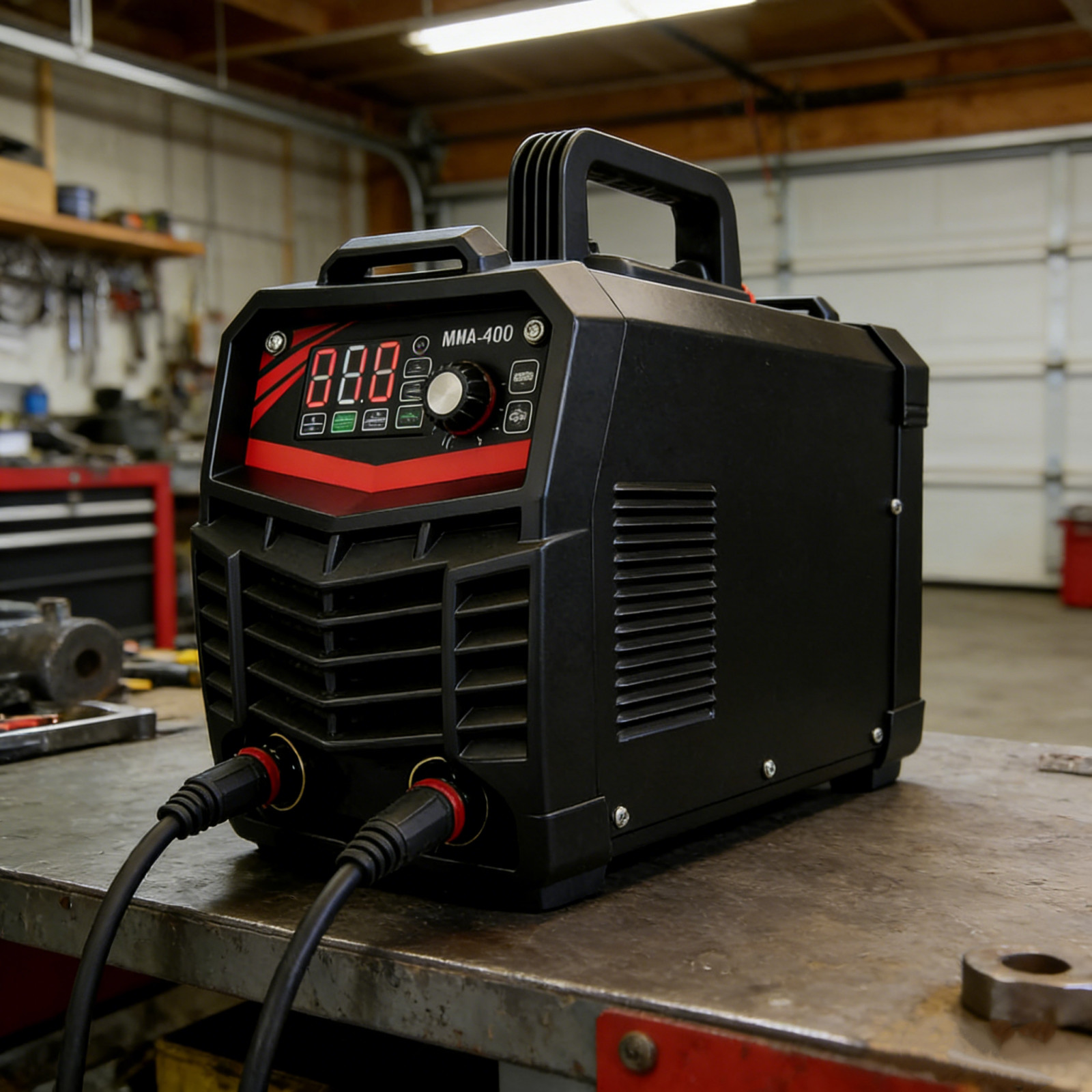 200A-MMA Stick Welder 110V/220V LED Portable Safe W/Gloves Mask and Electrodes