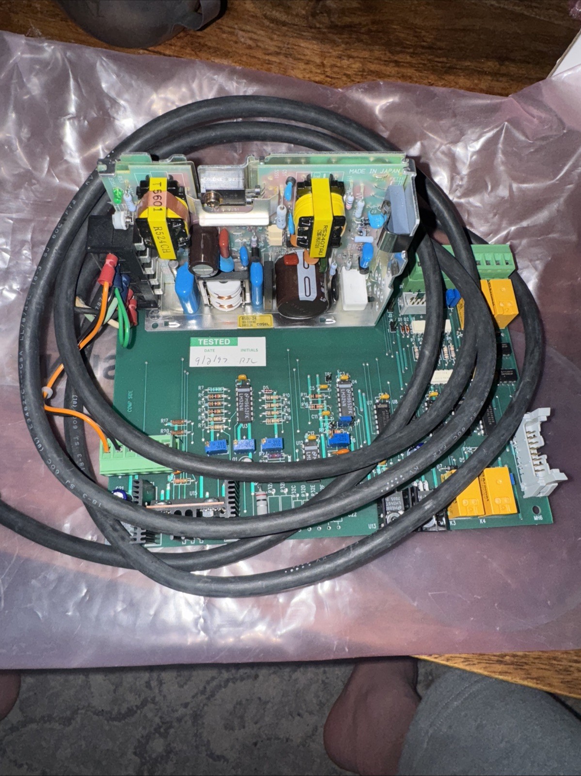 ICCI 8002395, boat loader controller, PCB Assembly, Used, TT1