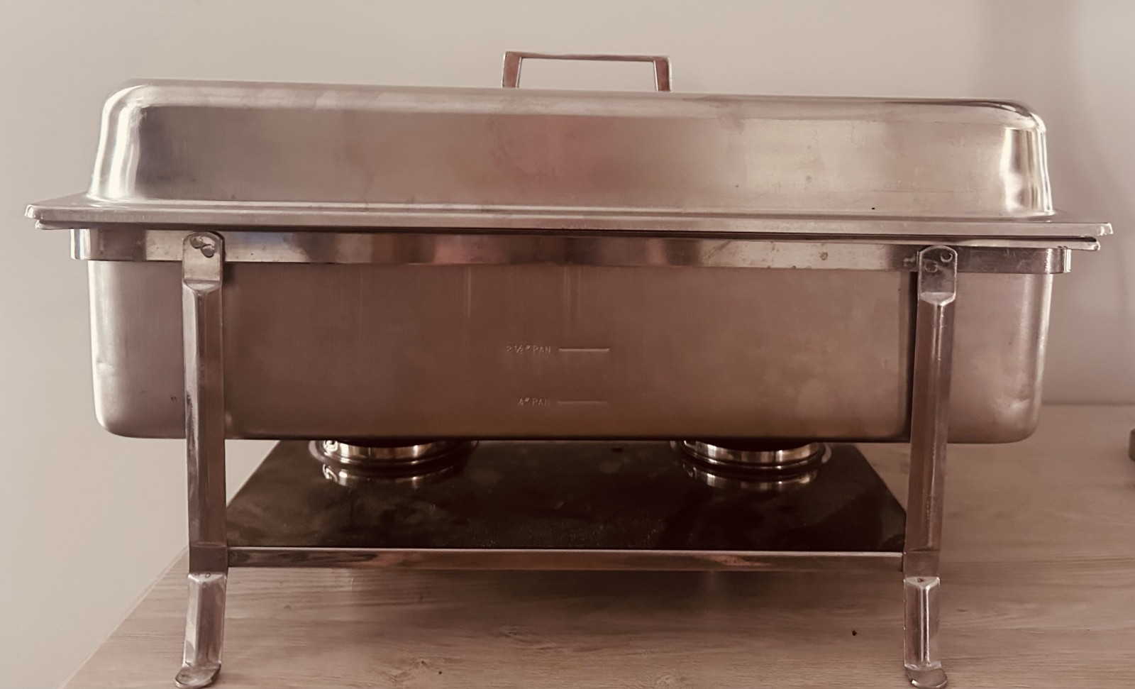 Vollrath Stainless Steel Chafing Dish Buffet Food Steam Warmer Full Set Catering