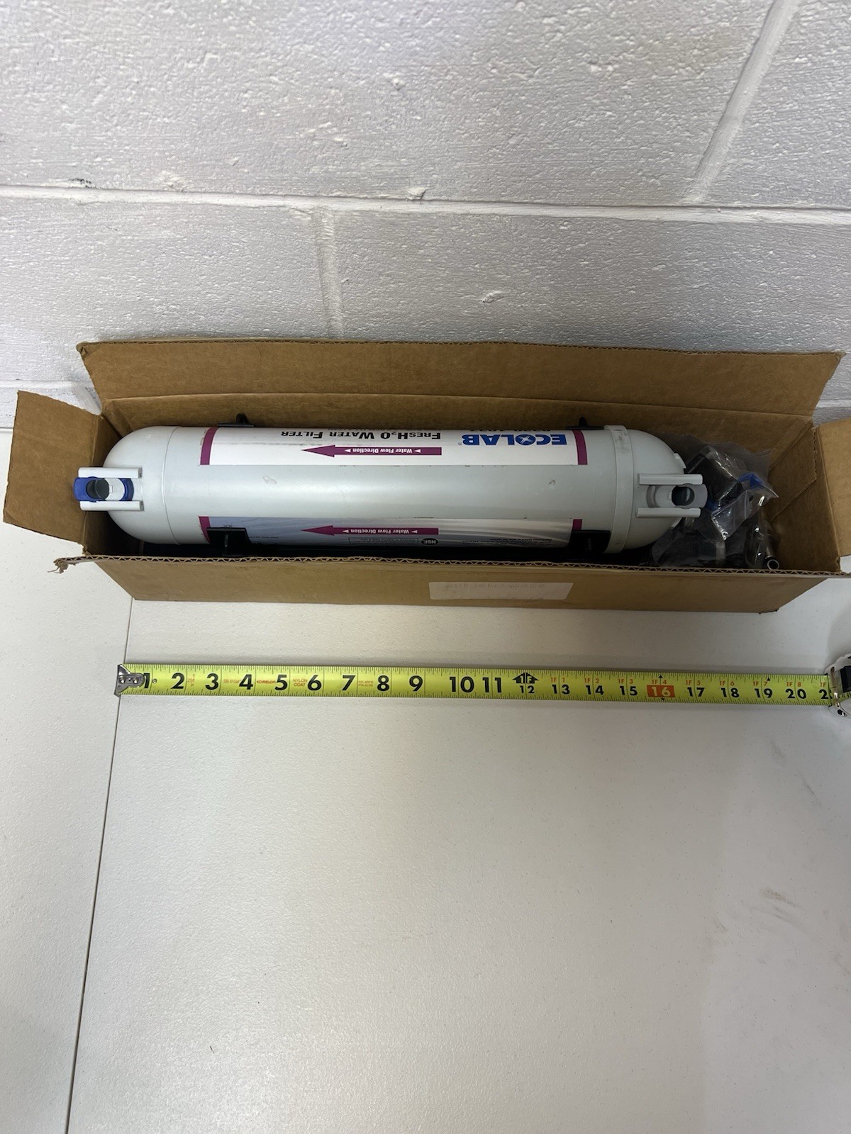 Brand New OEM Ecolab FreshHO Water Filter, model number 9320-1037 3.0 GPM