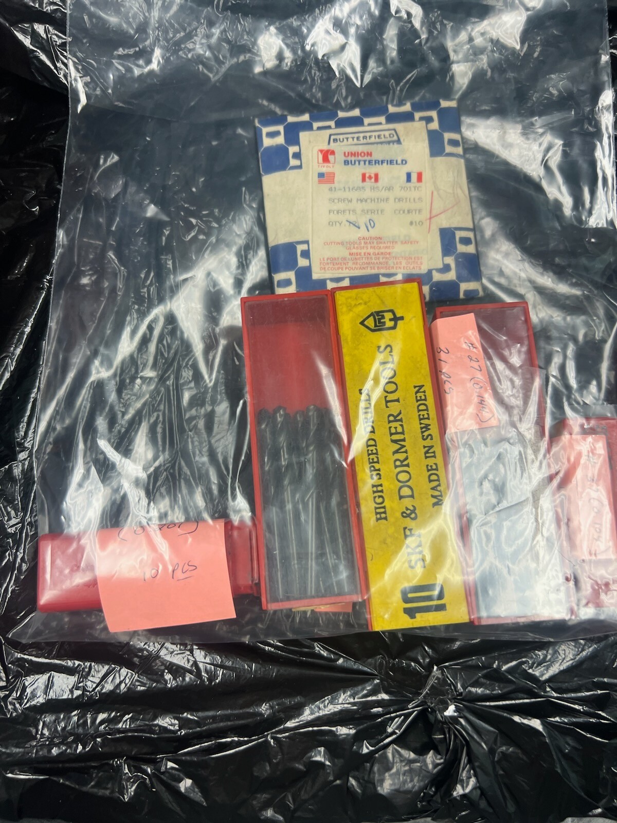 Lot of 88 HSS Screw Machine Sizes as listed