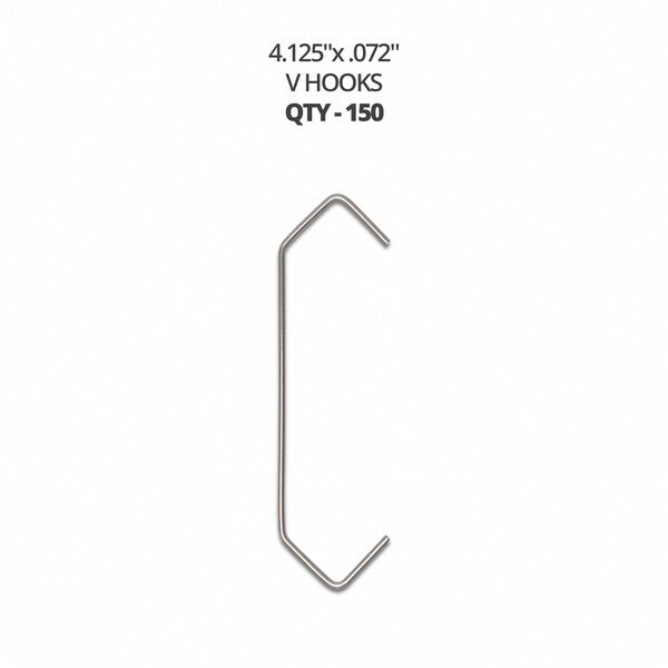 Prismatic 4.125″ x .072″ V Hook- 150 pcs set (SE-532)