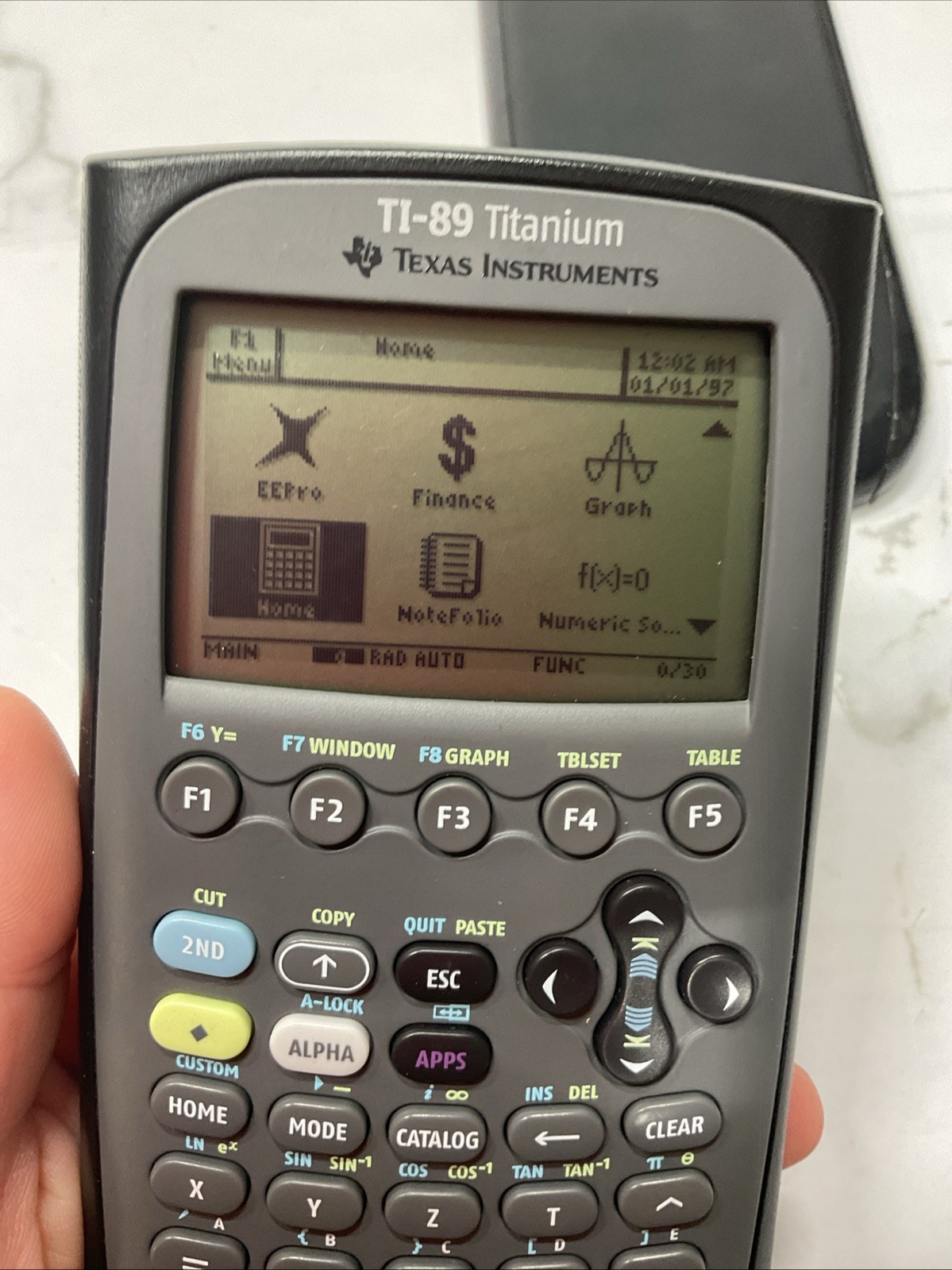 Texas Instruments TI-89 Titanium Graphing Calculator w/ Cover Tested Working