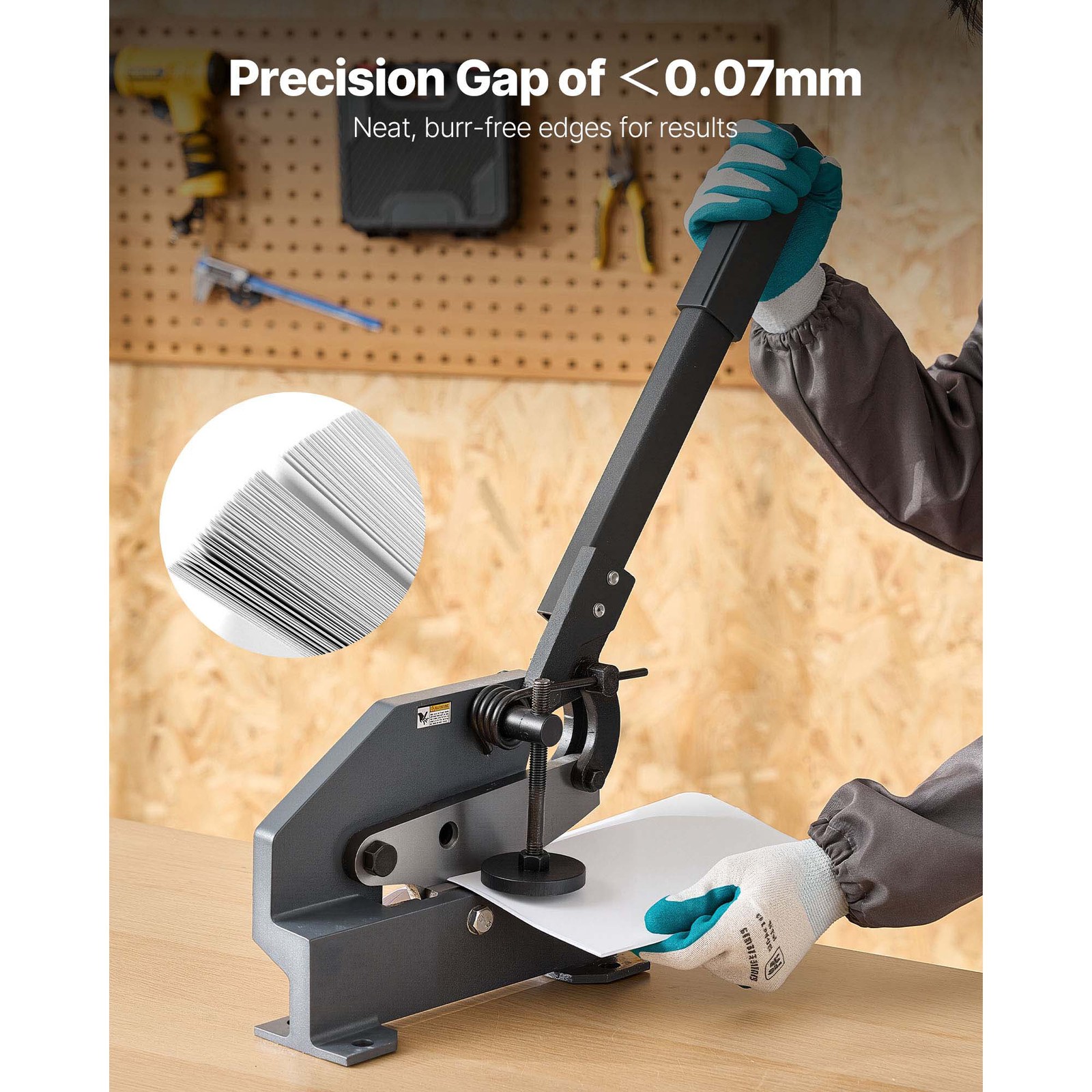 Uimoso 6 in Manual Sheet Metal Shear Hand Plate Cutter for Q235 Processing