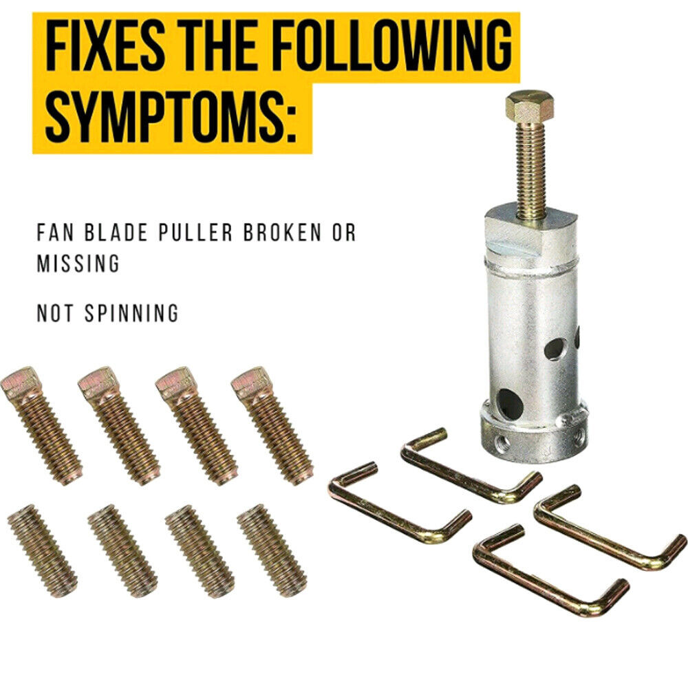 Supco FBP100 Fan Blade Puller With 5/8 Steel Center Shaft (FBP100 Hub Puller)