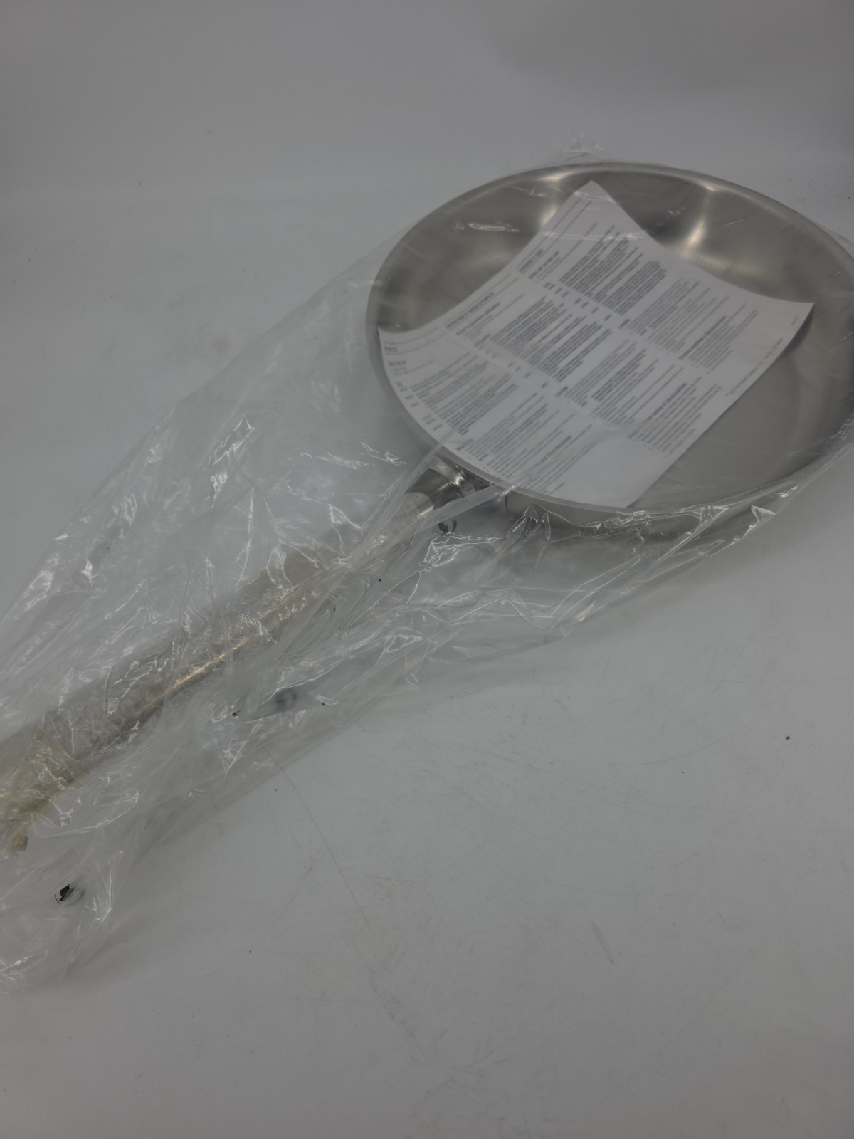 Vollrath 3412 Centurion 12 1/2″ Stainless Steel Pan Aluminum-Clad Bottom NEW QTY