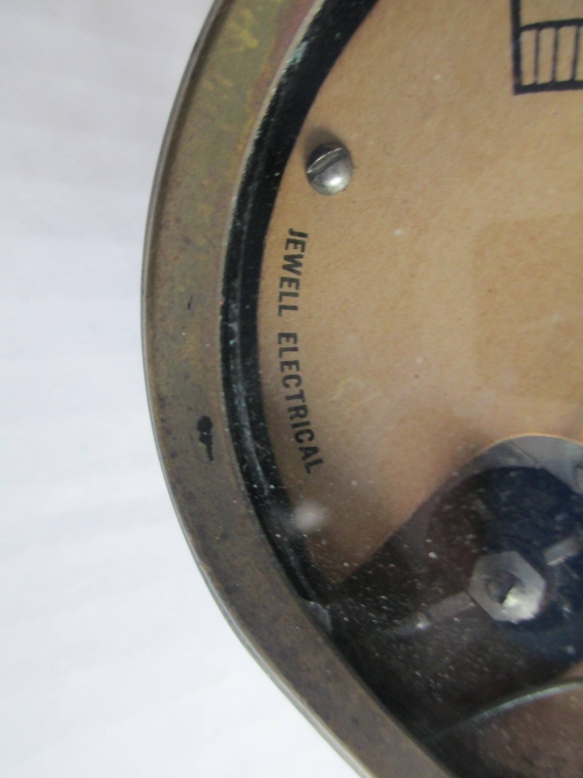 JEWELL Electrical Pattern No. 34 Ammeter 40 Amps Vintage Panel Meter B45
