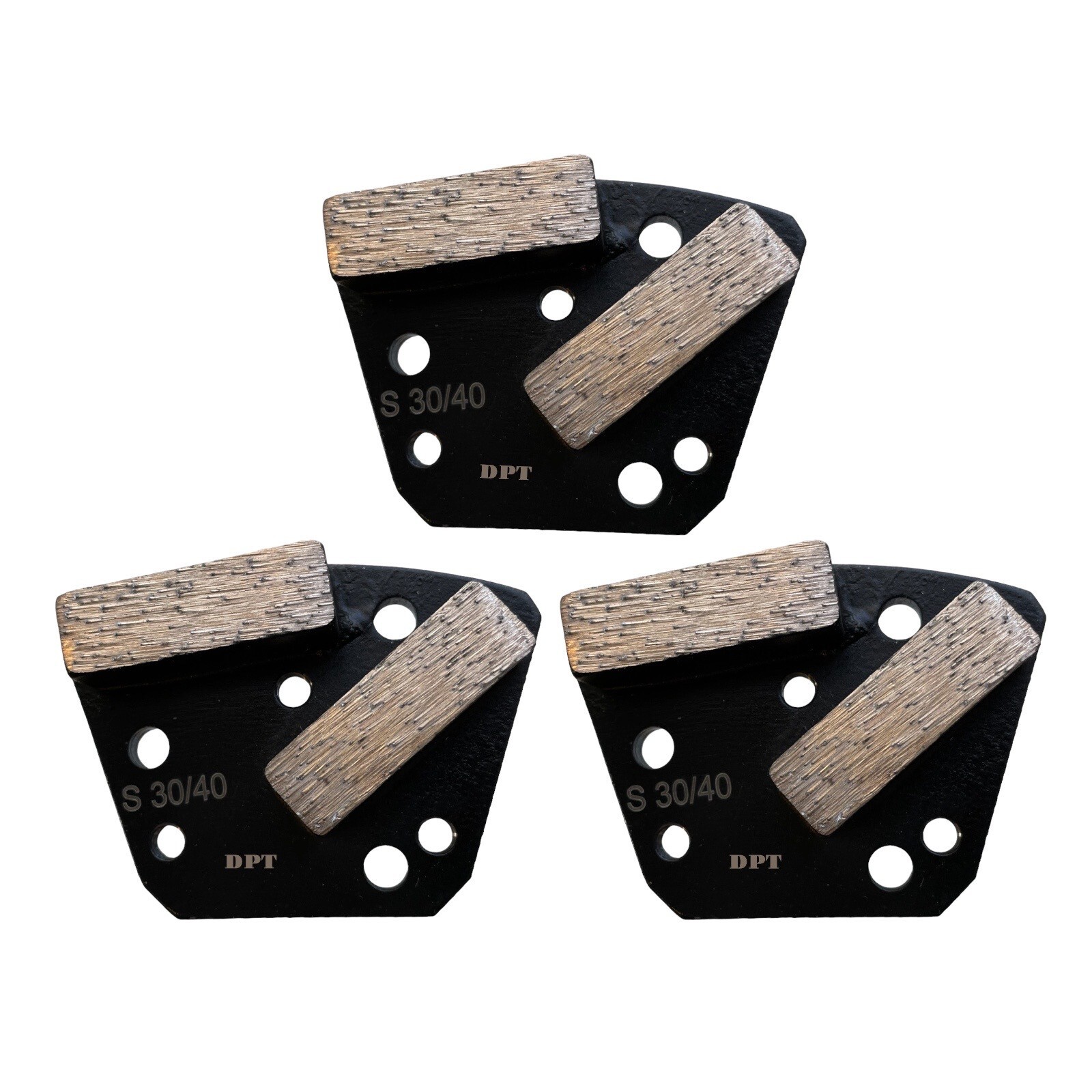 6 Pack Diamatic Sase CPS Grinding Discs Pads Hard Bond 30 Grit For Soft Concrete
