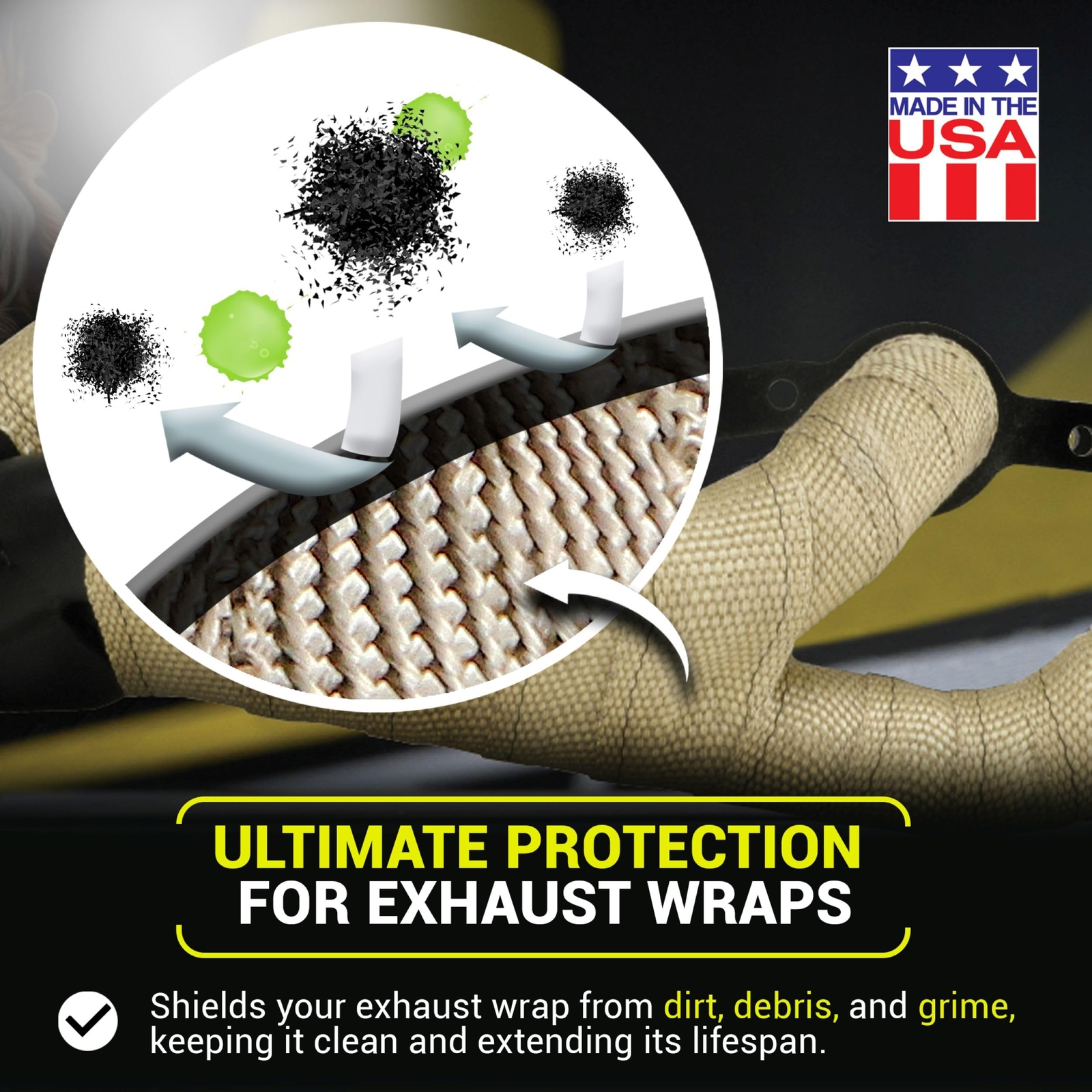DEI High Temp Silicone Coating Spray 12oz Protects Exhaust Wraps Up to 1500F