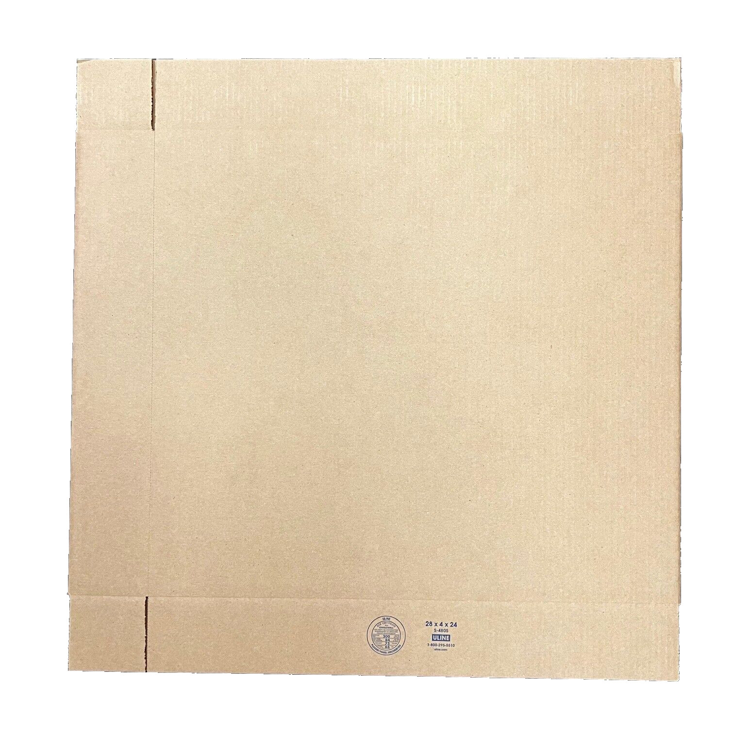 28″ x 4″ x 24″ Cardboard Corrugated Box – SINGLE BOX – SIDE LOADING