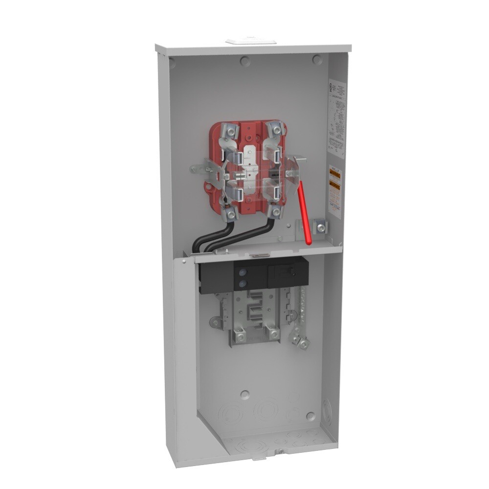 Milbank U6281-XL-200-5T9 Ringless Meter Socket – Gray