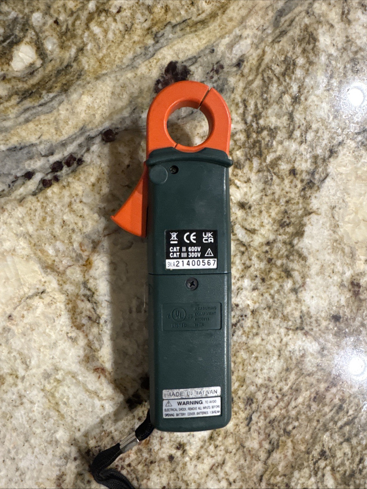 Extech 380942 TRUE RMS AC/DC Mini Clamp Meter NO LEADS