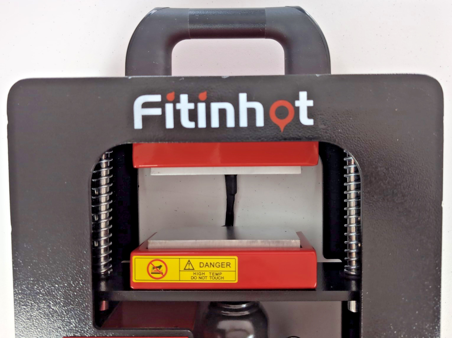 NEW – Fitinhot-5 Ton Portable Hydraulic Heating Plate Press 2.3×4.7″ -WE PAY S&H