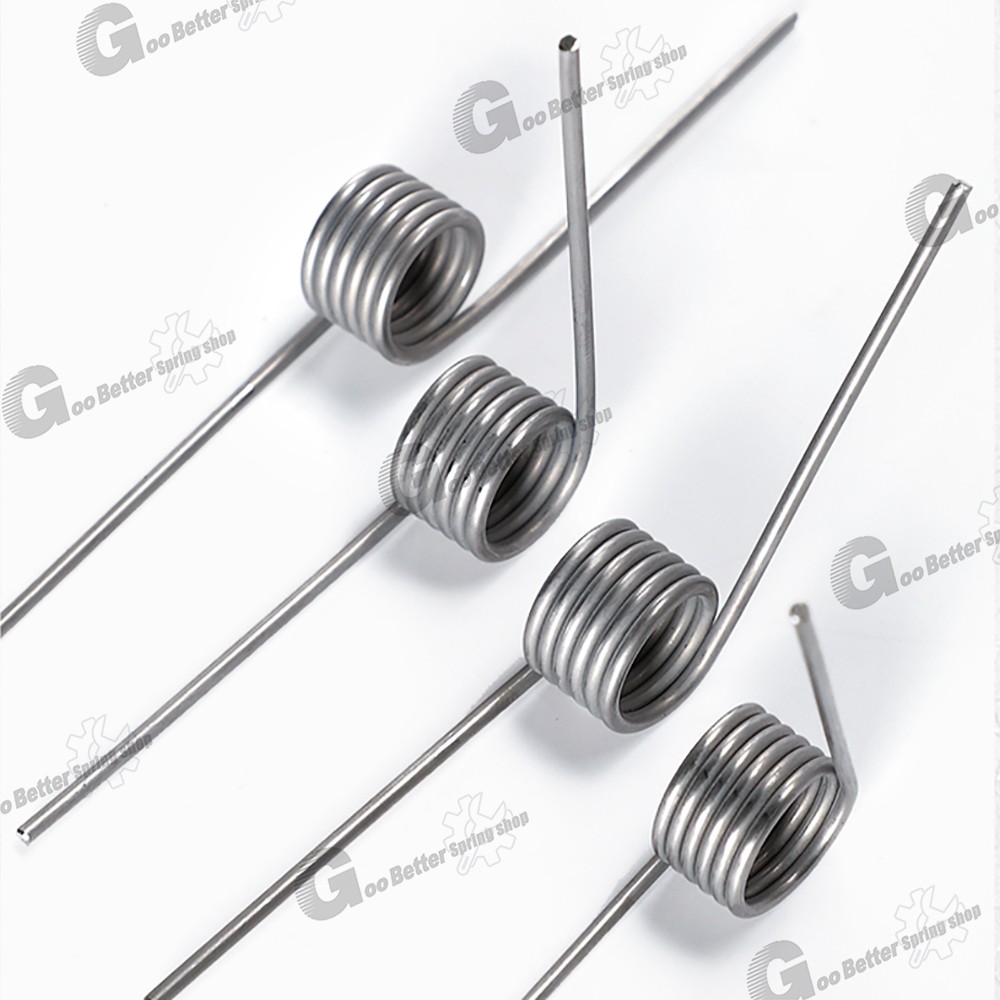 Torsion Spring 3-9 Coil (10 pcs), 1.2mm Wire dia, 6 ~ 12mm OD, Left spring Steel