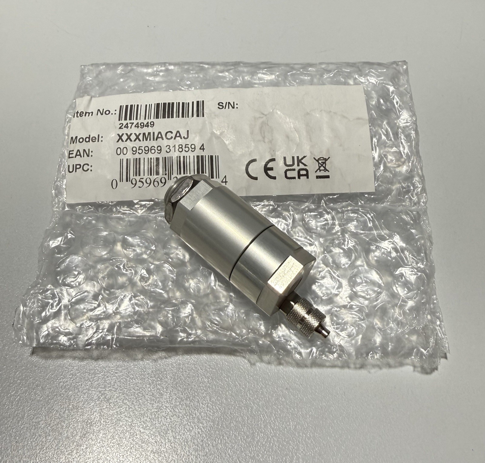 Raytek Air Purge Jacket For Raytek MI3 Sensor XXXMIACAJ / 2474949 *NEW*