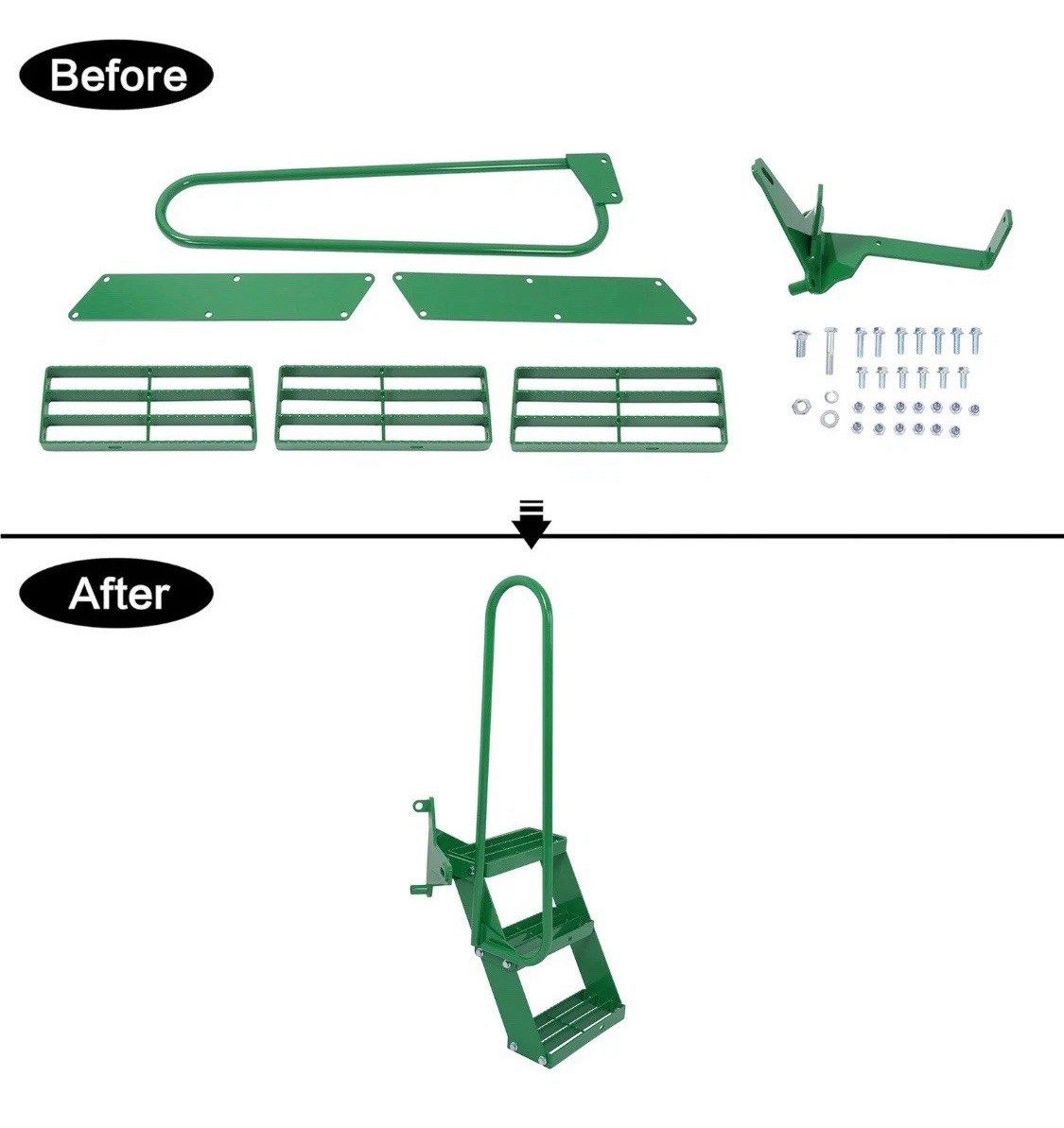✅ Tractor Step Extension Kit LH John Deere 3010 3020 4000 4010 4020 2WD Heavy
