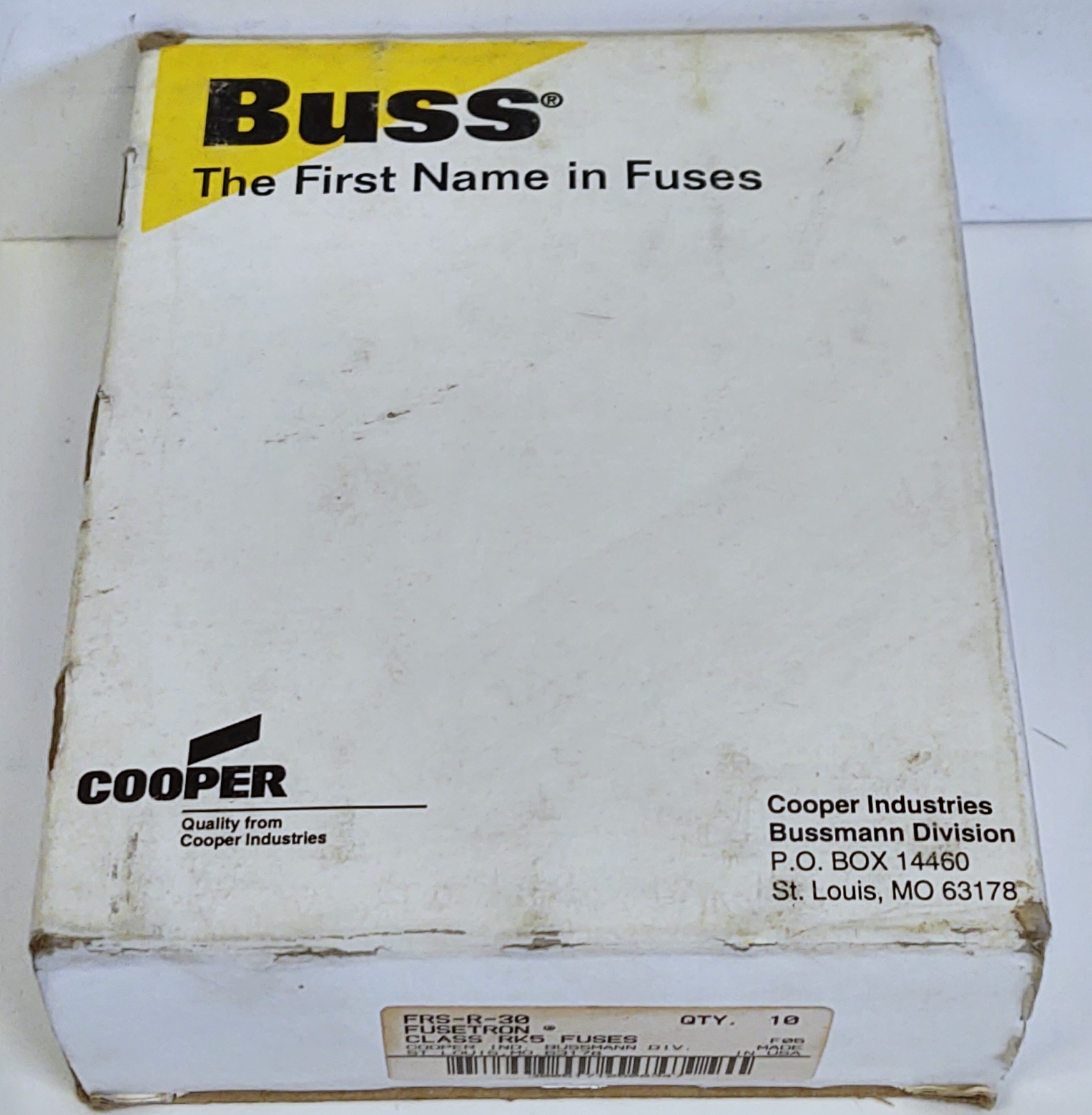 Bussmann FRS-R-30 600VAC/300VDC 30 A Class RK5 Time-Delay Current-Limiting Fuse