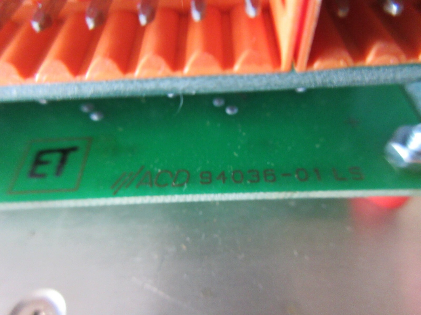 KNOLL MASCHINENBAU VRF MT CONTROLLER 834198 NEIN ACD 94036-01 LS EACH 1