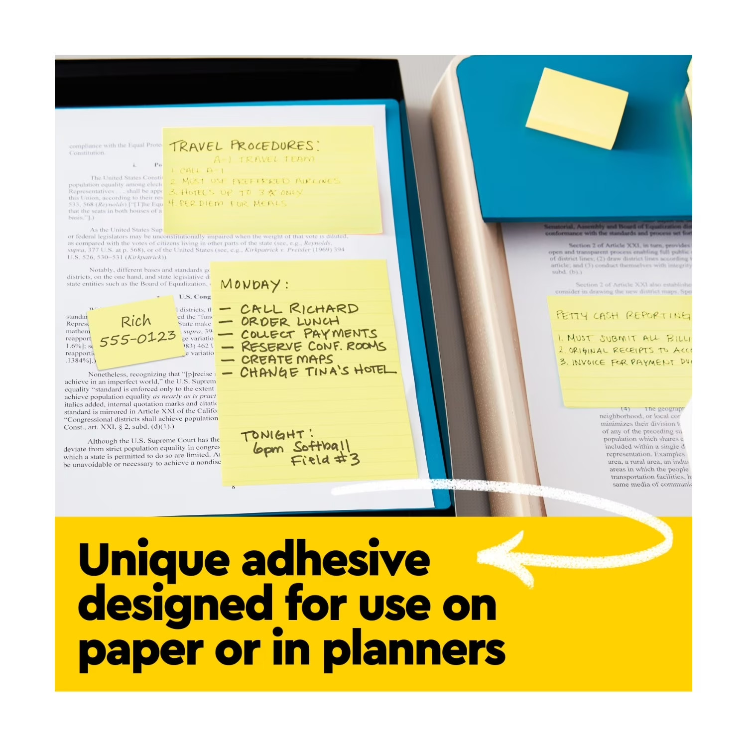 Post-It Notes Value Pack 1.5 in x 2 in Canary Yellow 100 Sheets/Pad 24 Pads 2400