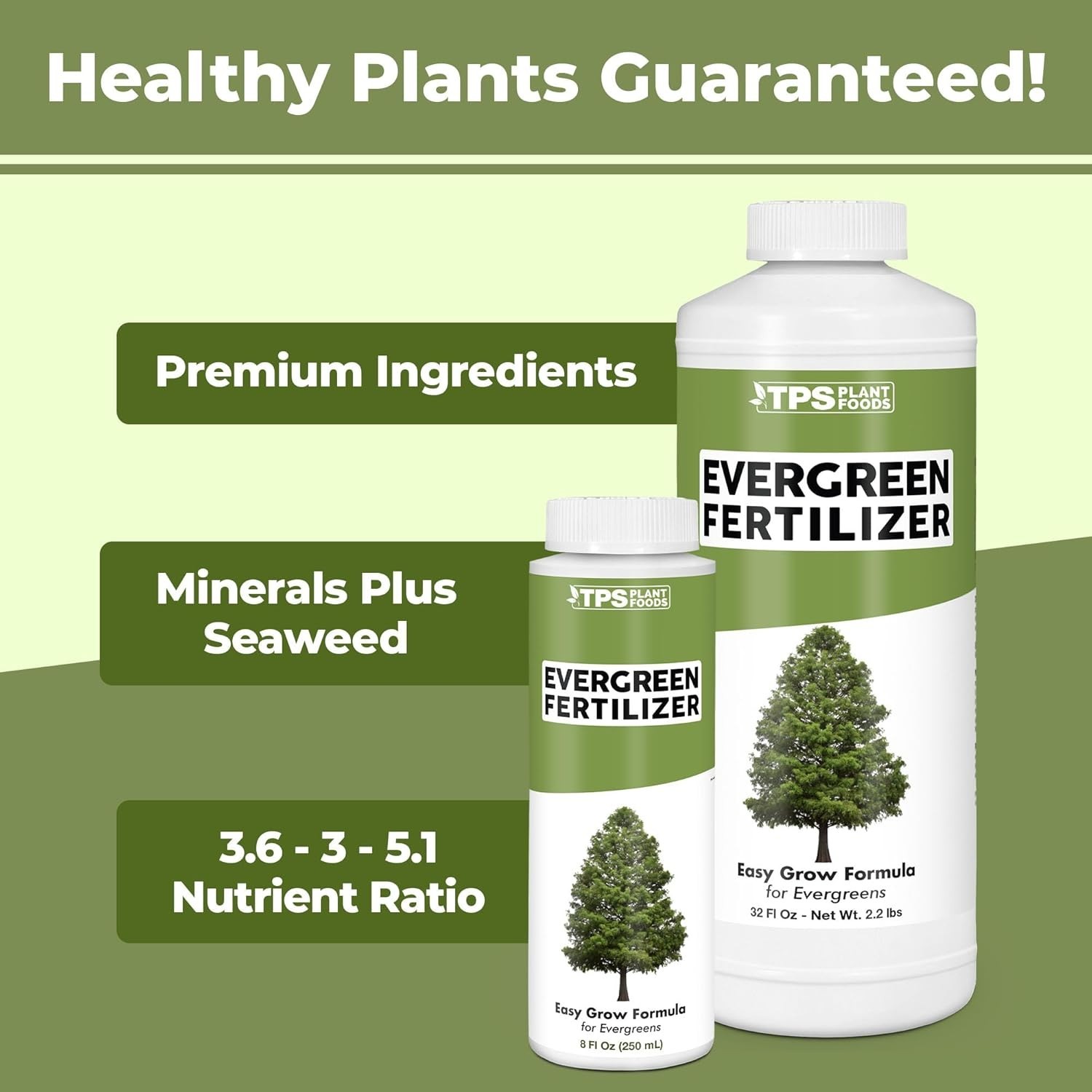Evergreen Tree Fertilizer for All Conifer Trees and Shrubs, Liquid Plant Food…